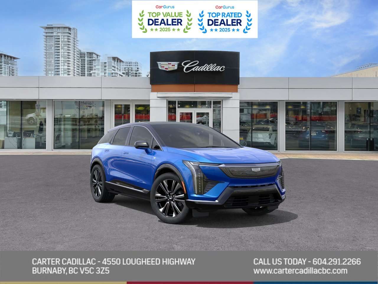 Blue 2025 Cadillac OPTIQ SUV / Crossover All-Wheel Drive Automatic