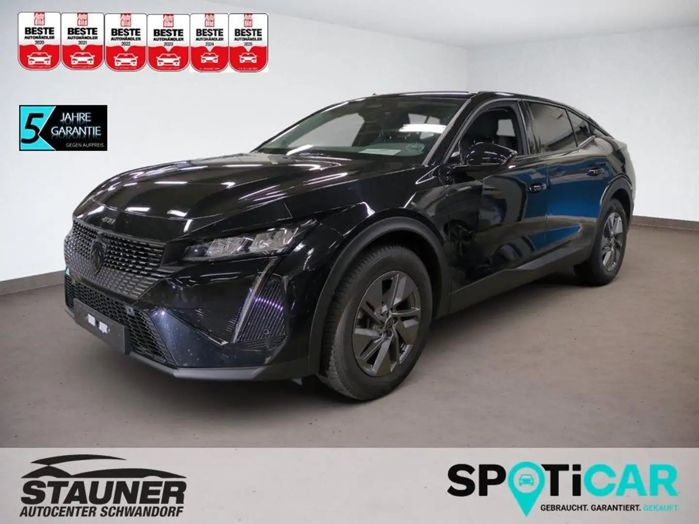 Peugeot 408 Allure PureTech 130PS AT8 *SHZ*NAVI*KEYLESS* Schwarz - 1