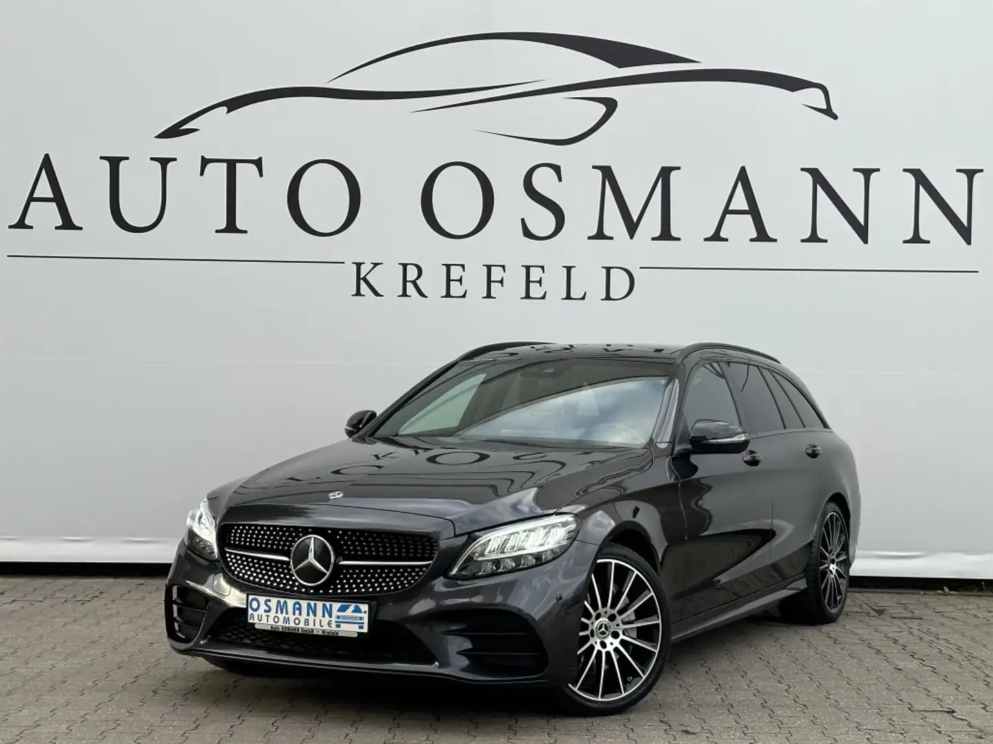 Mercedes-Benz C 400 T 4Matic 9G-TRONIC AMG Line   Distronic + Szary - 1