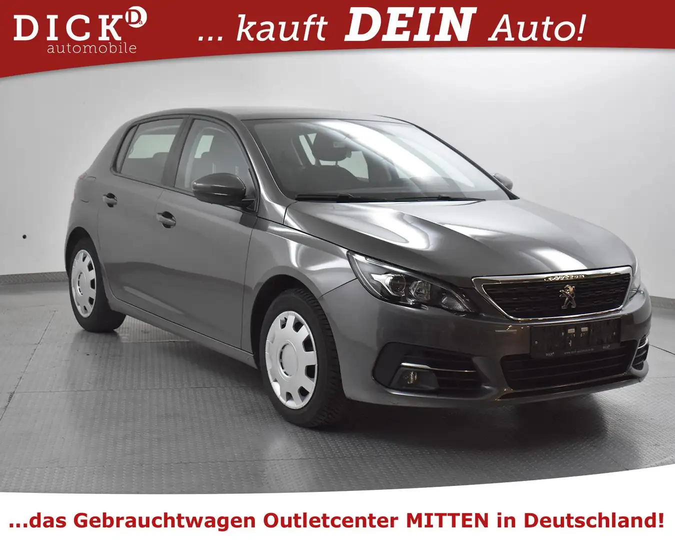 Peugeot 308 1.2 Aut. Active Pack NAVI+PDC+TEMP+MFL+APPLE Gris - 2