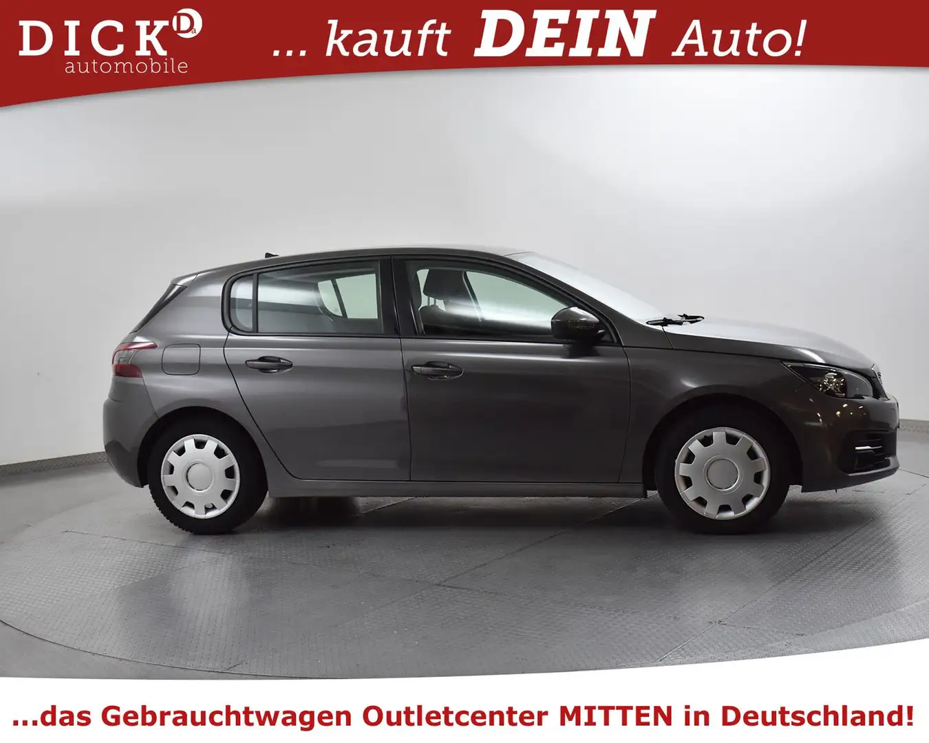 Peugeot 308 1.2 Aut. Active Pack NAVI+PDC+TEMP+MFL+APPLE Gris - 1