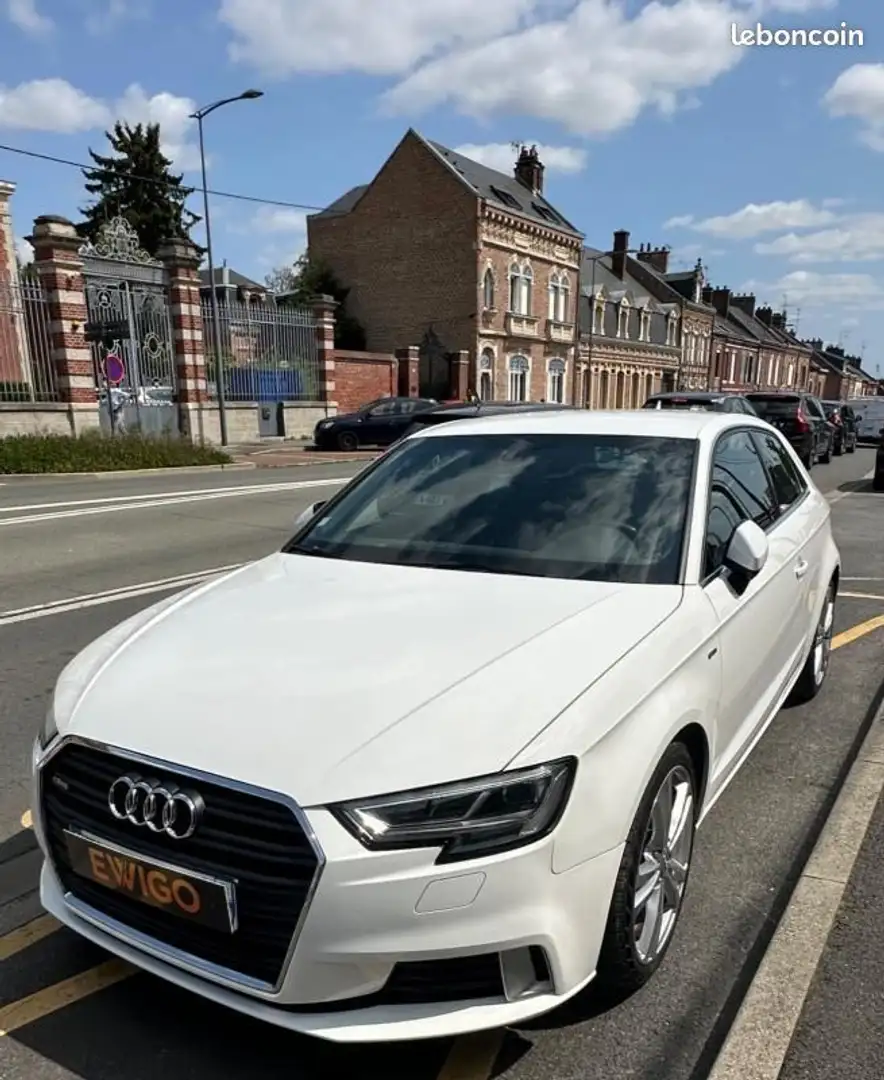 Audi A3 1.4 TFSI 150 S-LINE Blanc - 1