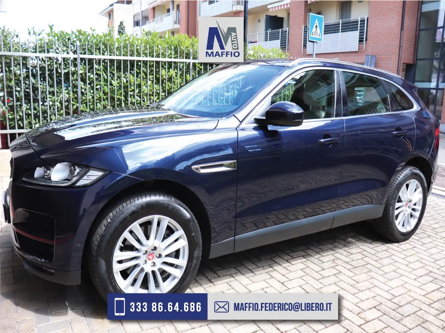 Jaguar F-Pace F-PACE 2.0D PORTFOLIO AWD 180CV AUTO FUNZIONANTE Bleu - 1