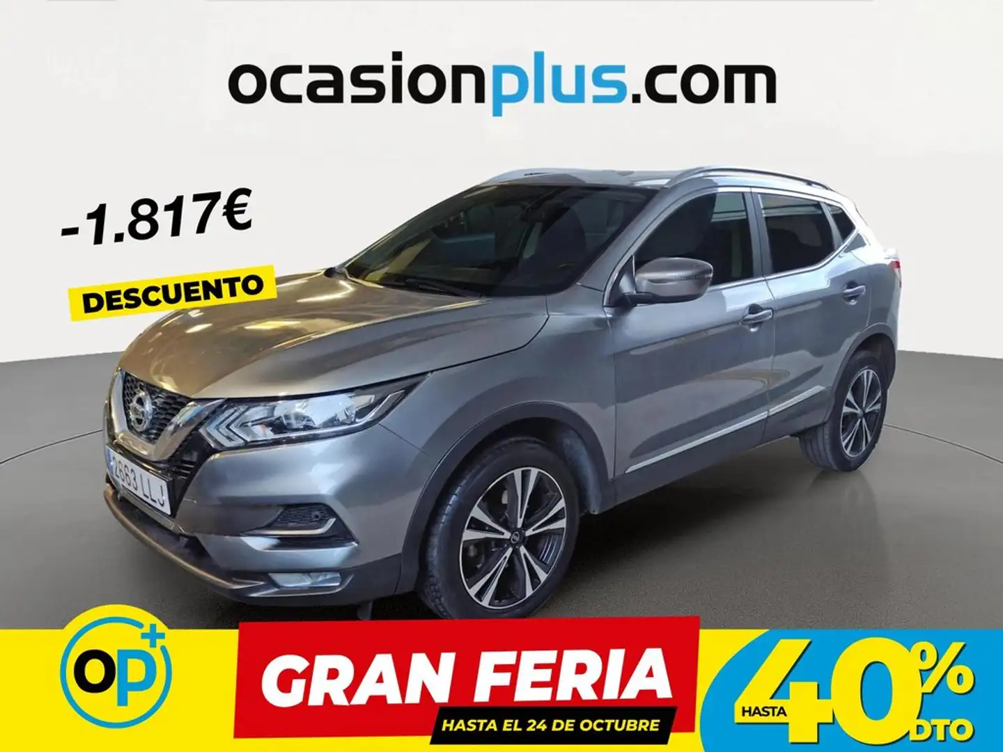 Nissan Qashqai 1.5dCi Acenta 4x2 85kW Gris - 1