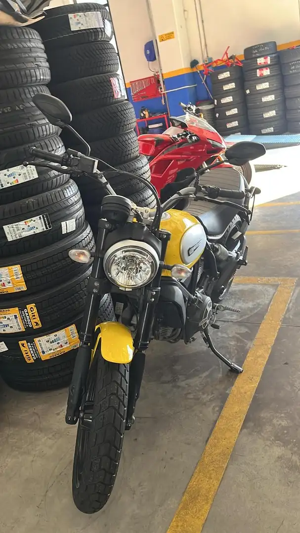 Ducati Scrambler icon Sarı - 1