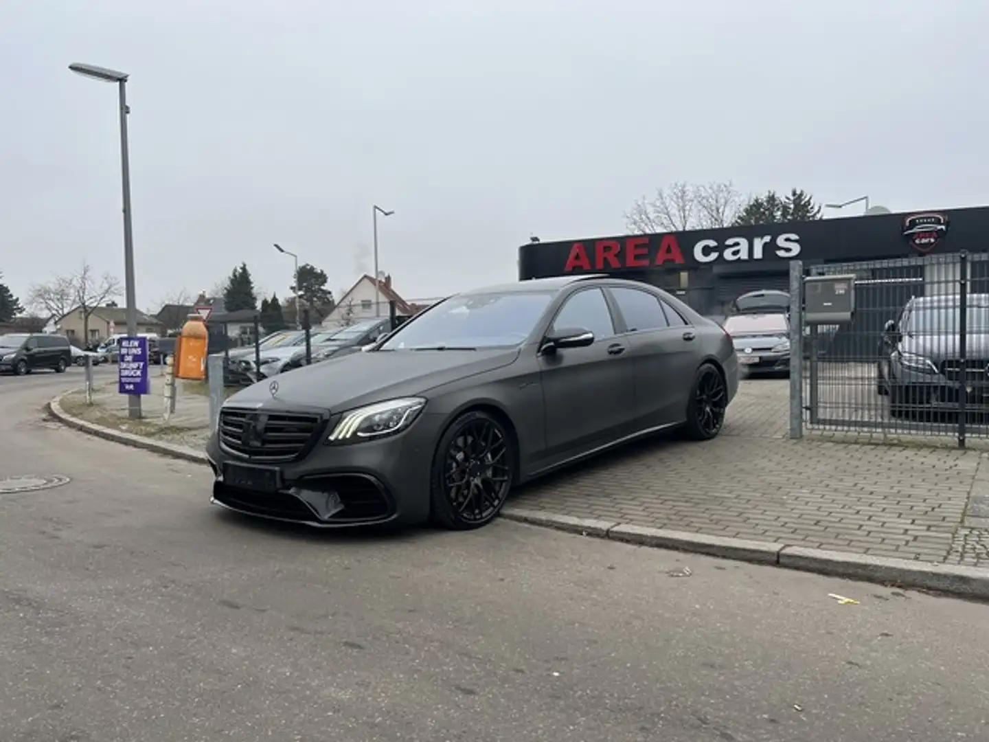 Mercedes-Benz S 63 AMG 4Matic+ L *PANO*HUD*BUR*TV*CARBON*360°* Negro - 2