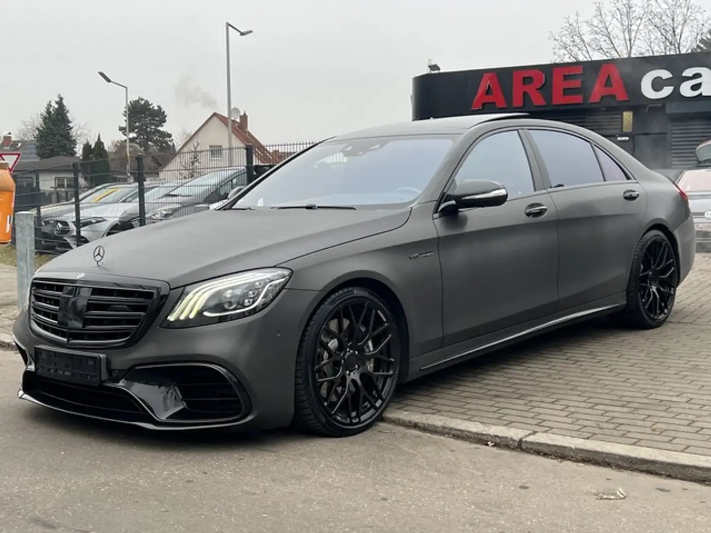 Mercedes-Benz S 63 AMG 4Matic+ L *PANO*HUD*BUR*TV*CARBON*360°* Negro - 1