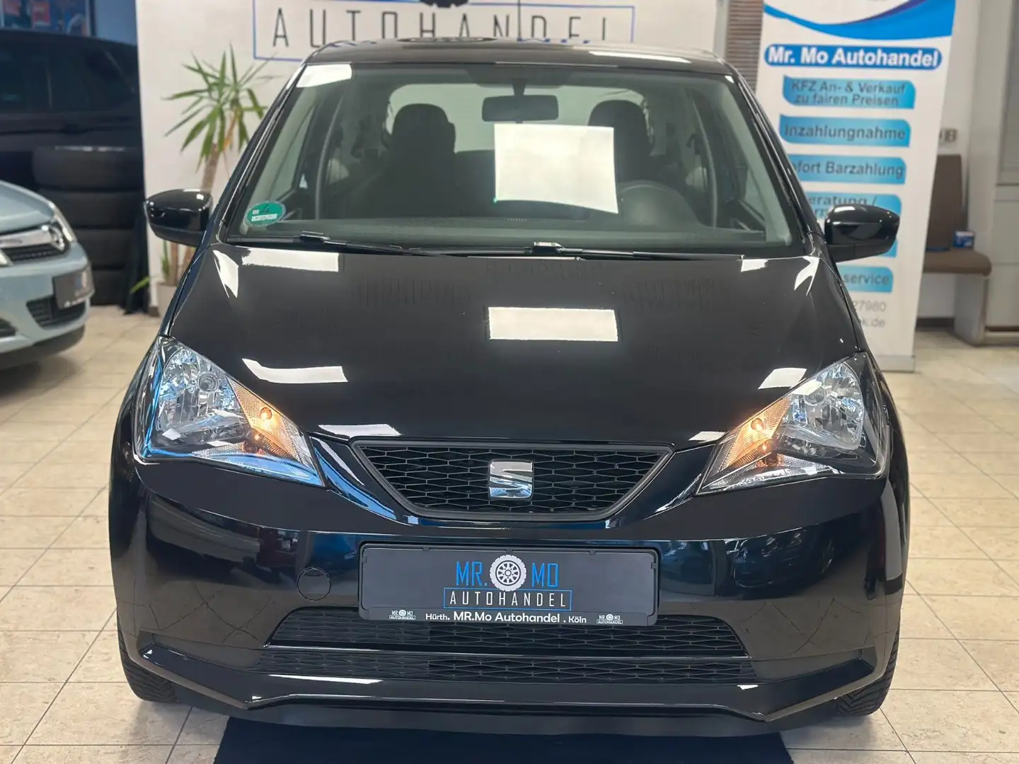 SEAT Mii Style°1.0 MPI°Tüv°1.Hand°El.Fenster°Allwette Schwarz - 1