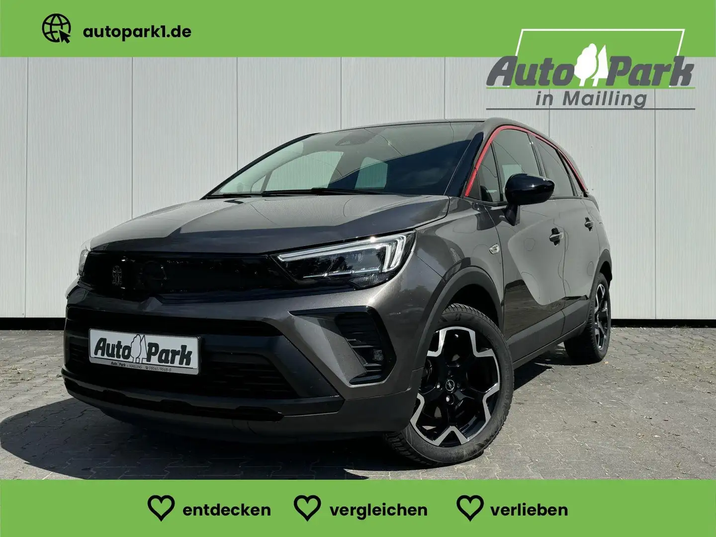 Opel Crossland Aut GS-Line NAVI/APP~LED~SHZ~RFK~2xPDC Grau - 1