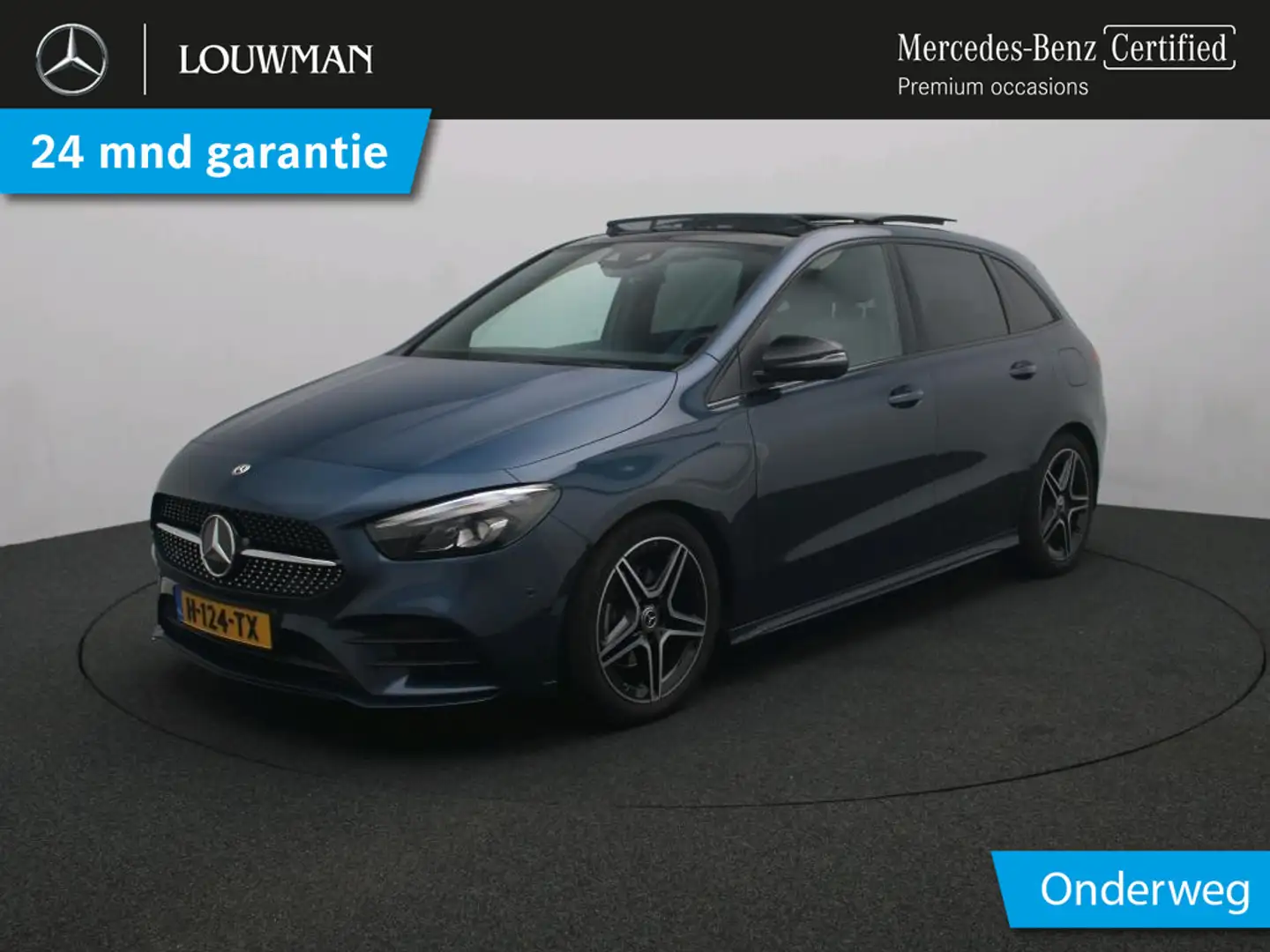 Mercedes-Benz B 180 AMG Nightpakket | Panoramadak | Parkeerpakket met Bleu - 1