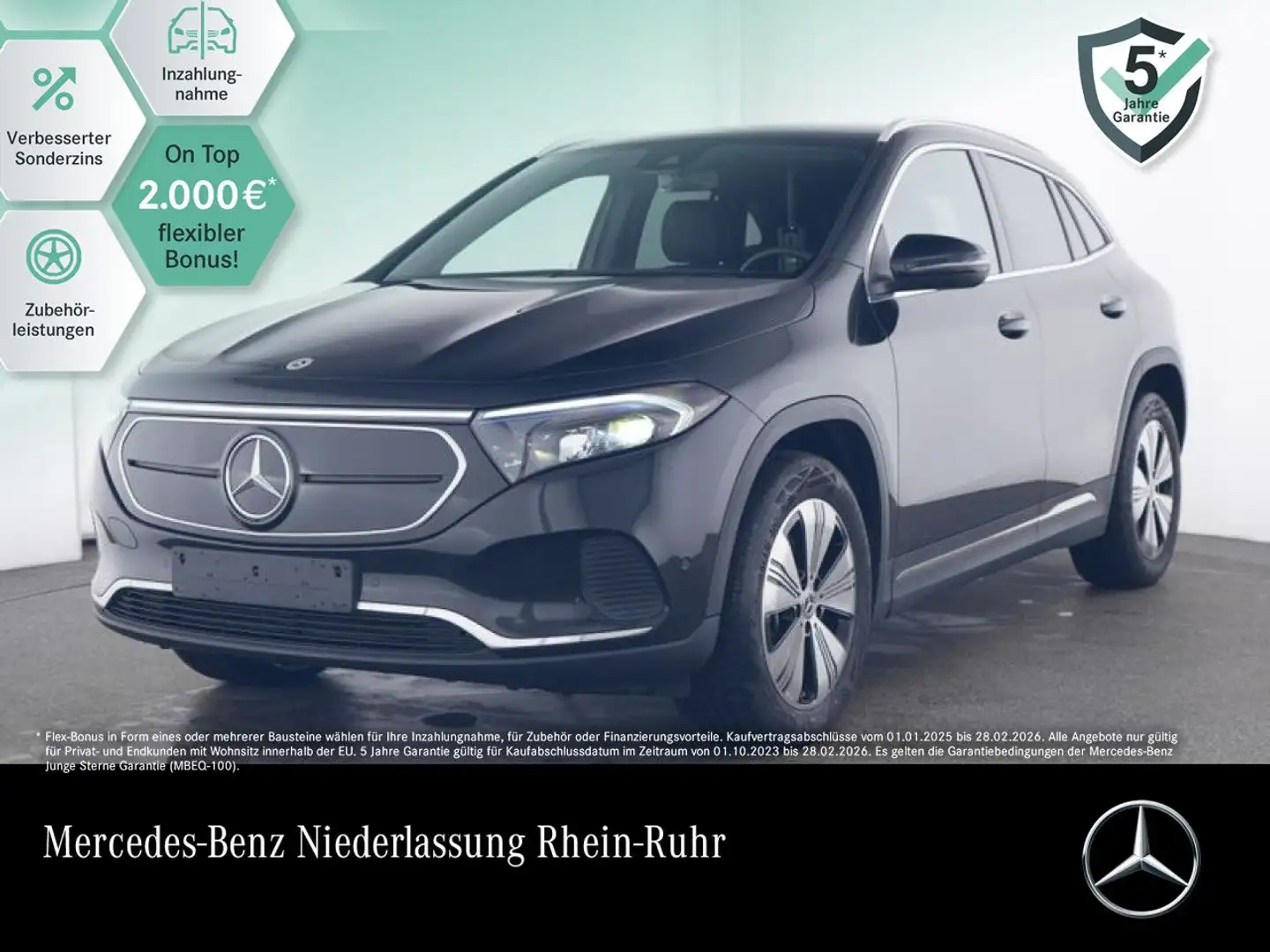 Mercedes-Benz EQA 250 PROG+ADVANCED+KAMERA+SPUR Schwarz - 1