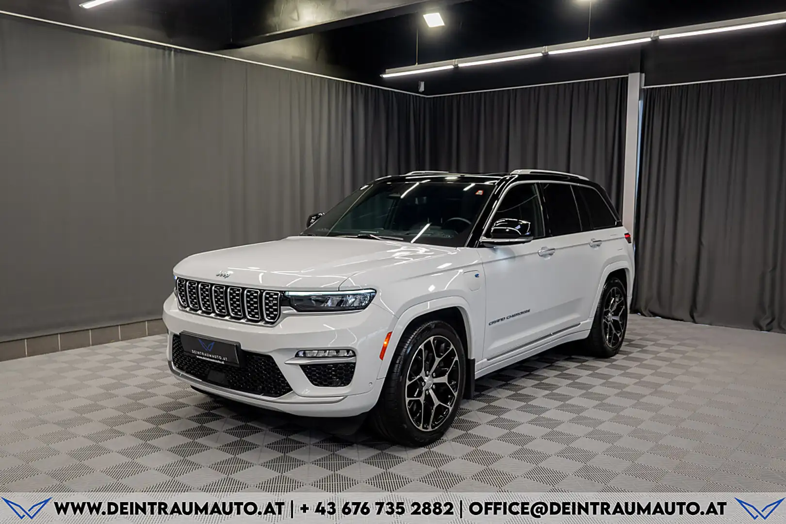 Jeep Grand Cherokee 2.0 PHEV 13,3kWh 380 PS AT 4xe Summit Reserve Weiß - 1