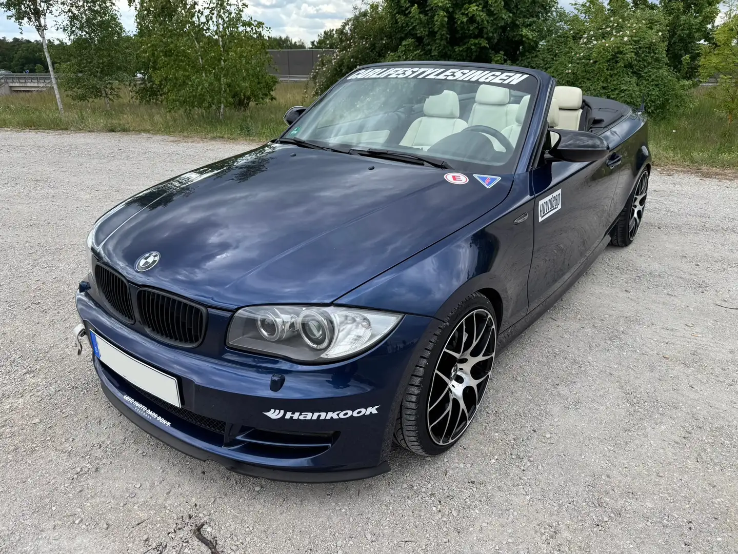 BMW 118 1er 118d e88 Cabrio SHZ, PDC, Leder, Navi, Temp Blau - 2