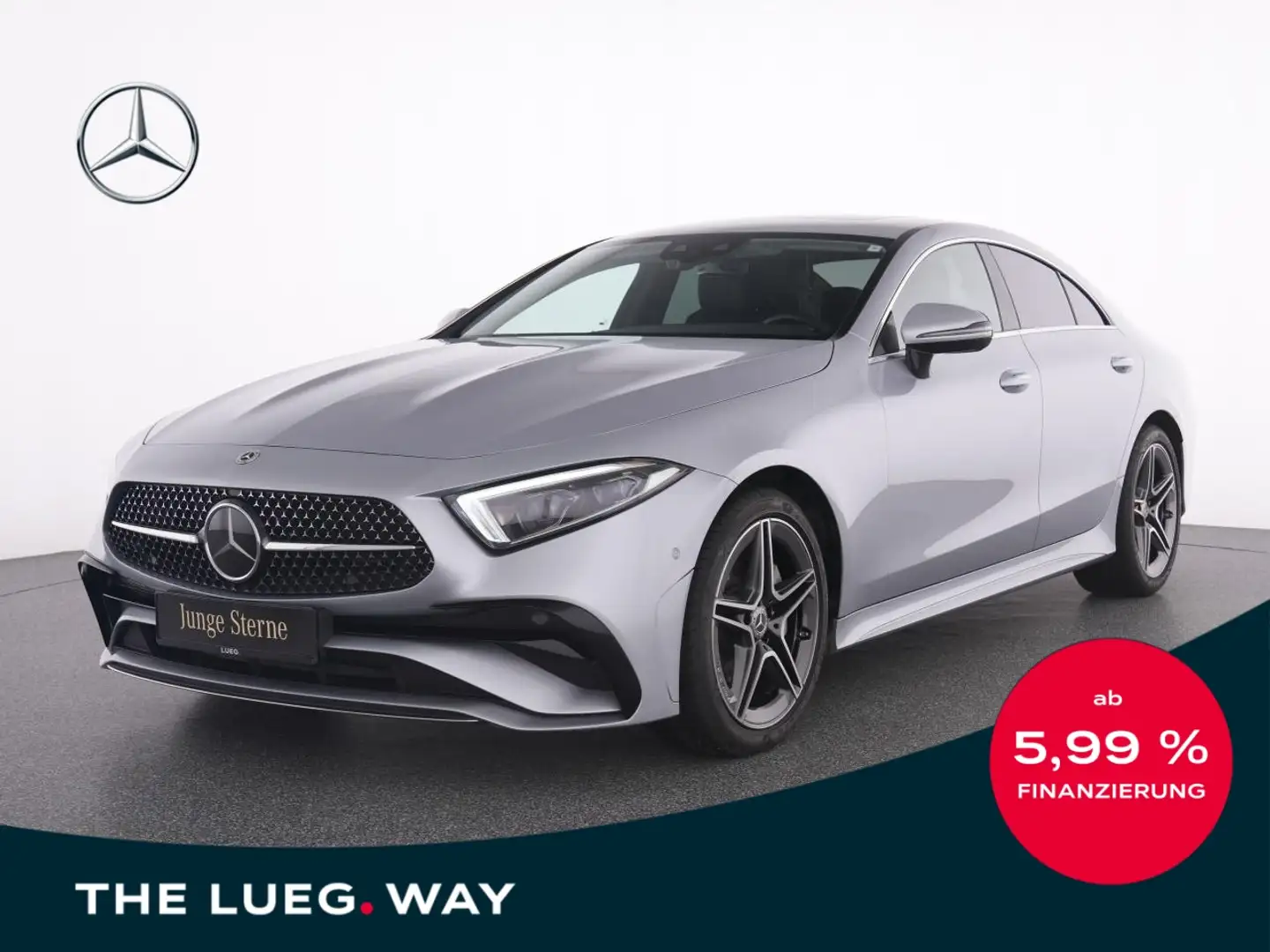 Mercedes-Benz CLS 400 d 4M AMG+SHD+Airm+Sthzg+MBeam+Dist+KeyGo Zilver - 1
