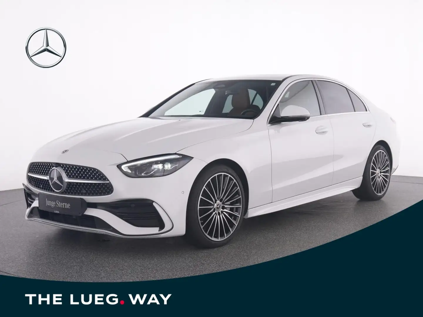 Mercedes-Benz C 180 AMG+MBUX+LED-HP+Memory+SD+Totw+Amb+19"+360 Alb - 1