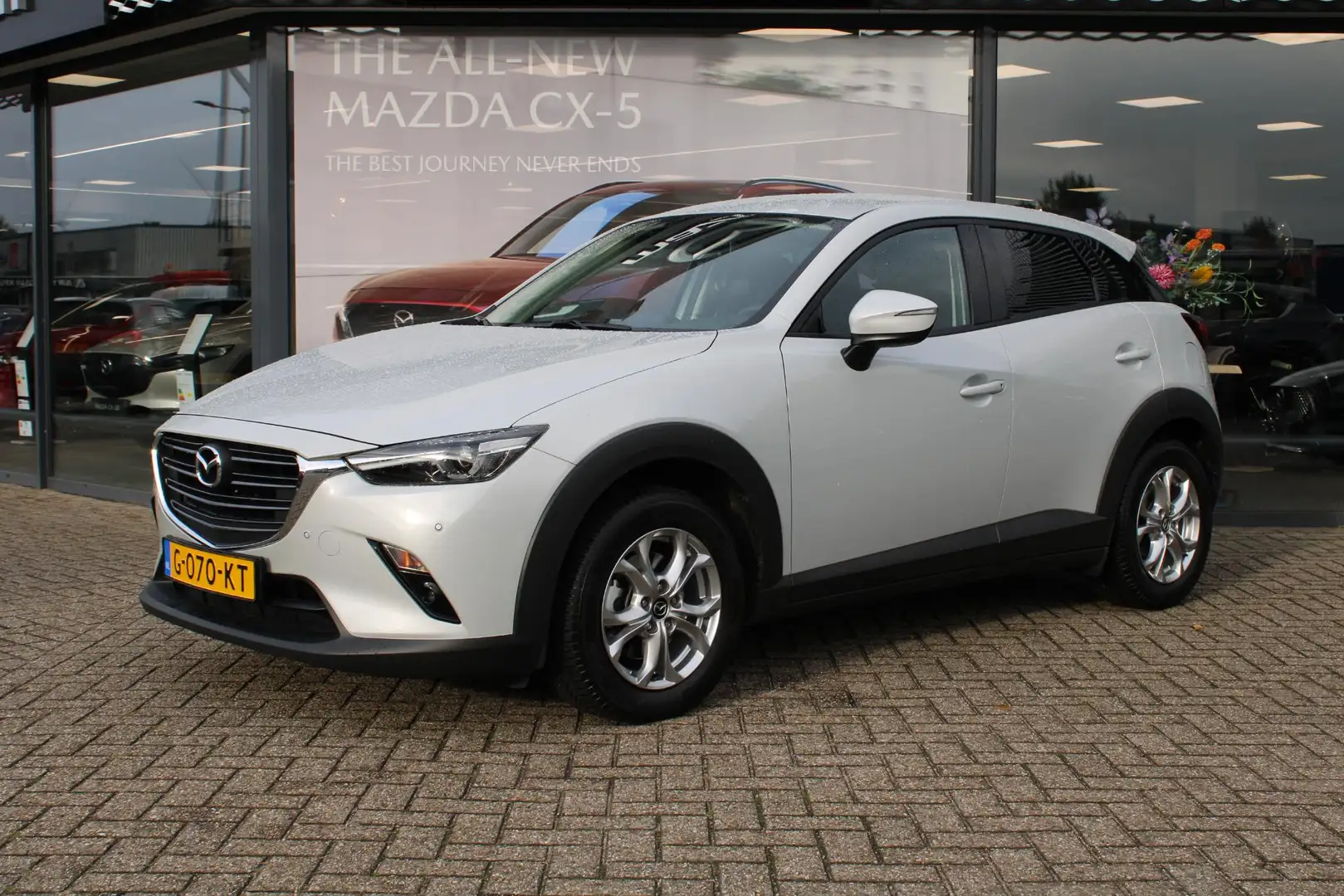Mazda CX-3 2.0 SkyActiv-G 120 TS+ , Trekhaak, Navi, Clima, Cr Wit - 2