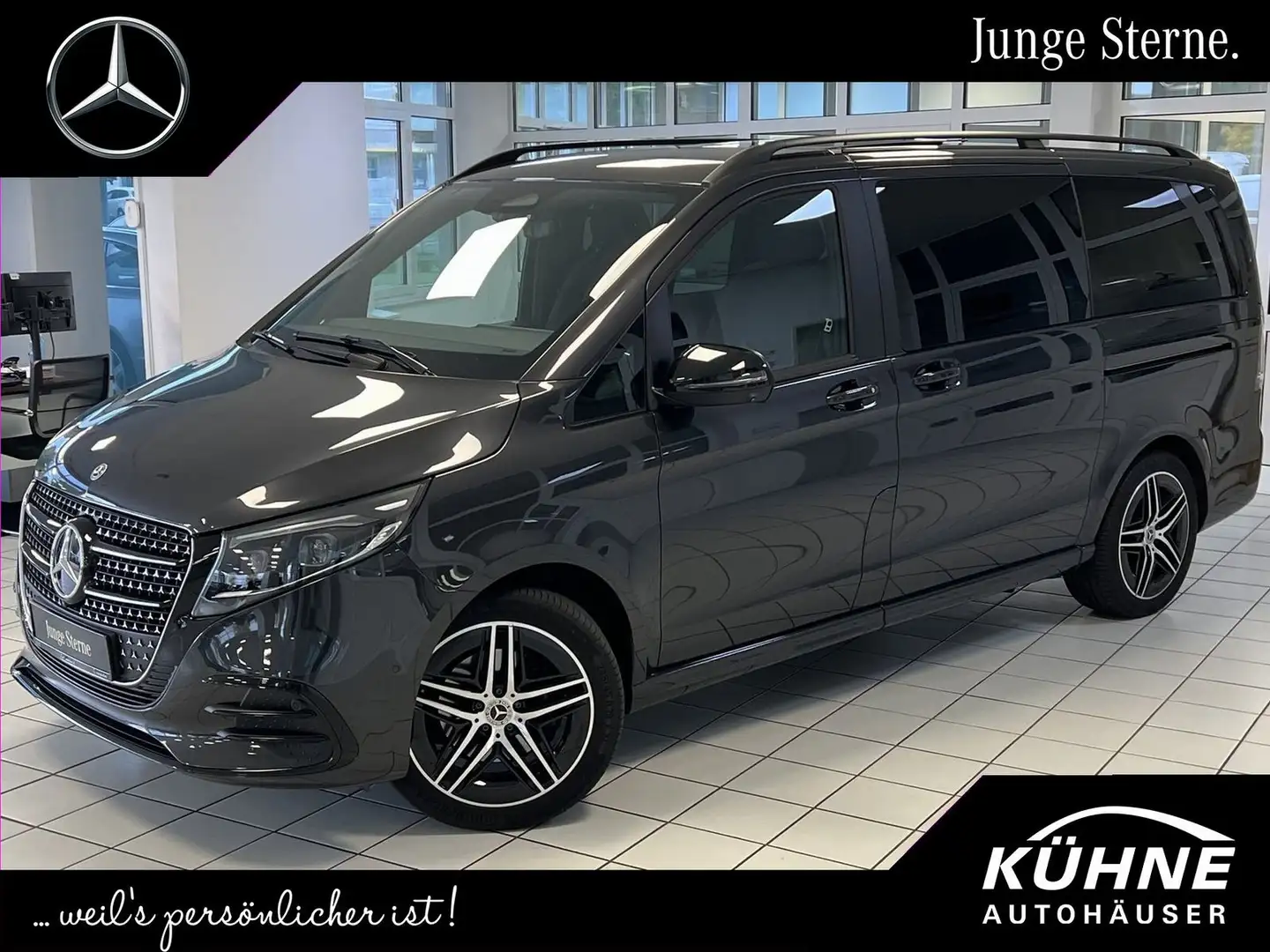 Mercedes-Benz V 250 V250d 4MATIC AMG lang Burmester+Pano+Nightp.+AHK Grau - 1