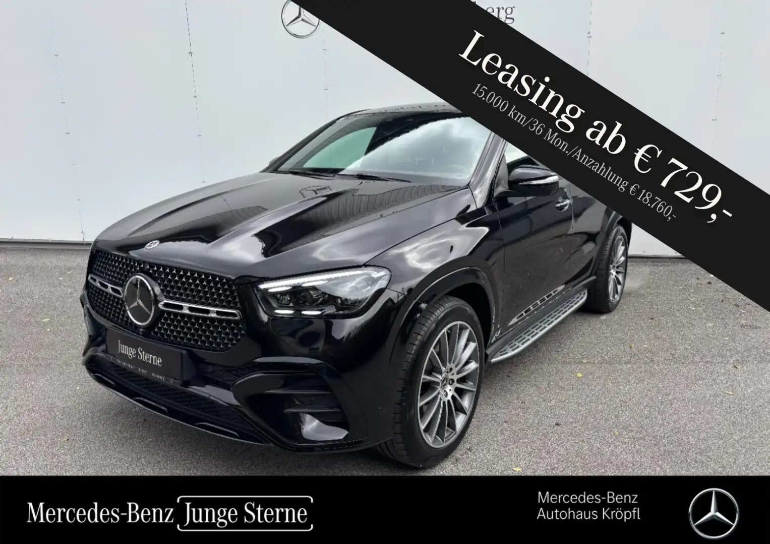 Mercedes-Benz GLE 350 de 4MATIC Coupé AMG Pano Night AIR FAP Schwarz - 2