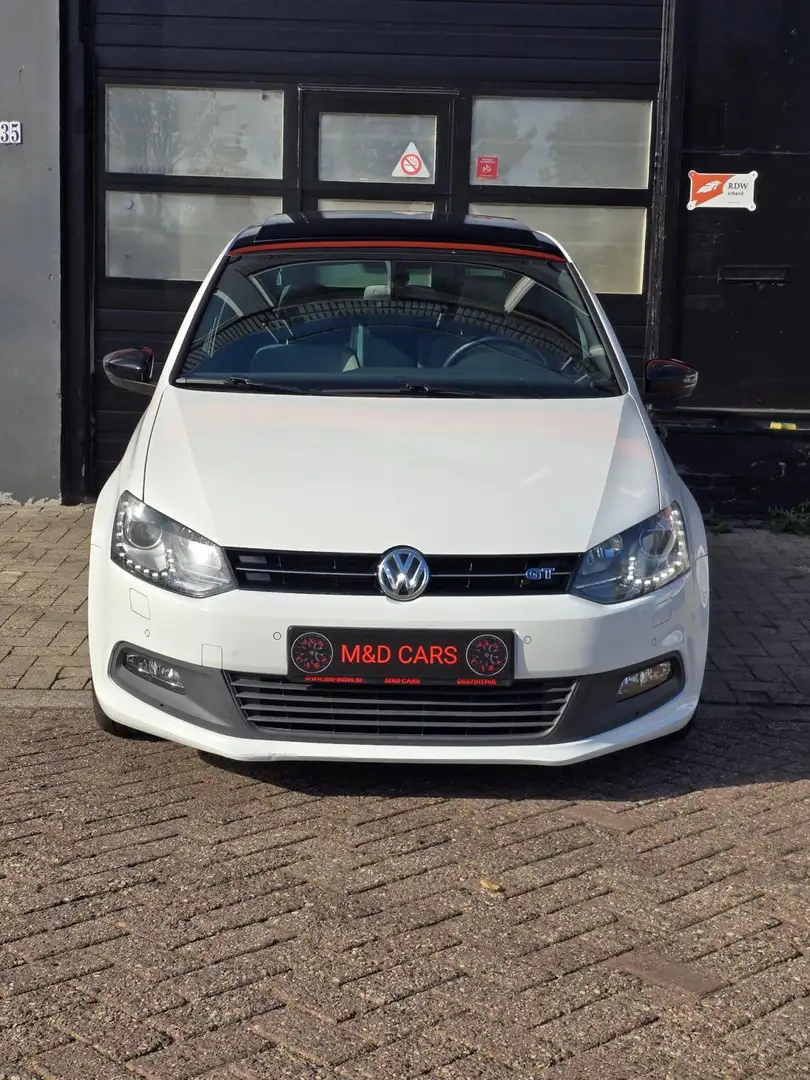 Volkswagen Polo 1.4 TSI BlueGT AUTOMAAT/PANO/NAP/PDC/STOEL VW/CR C Wit - 2