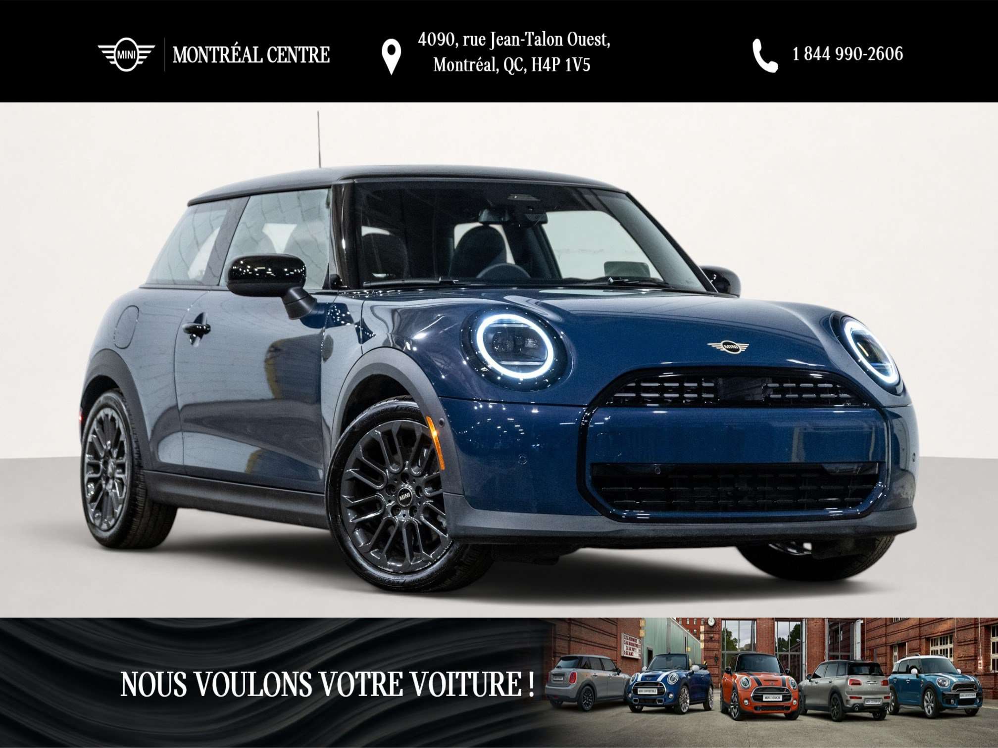 2026 MINI 3 Door Cooper C FWD | Ligne Premier | Style Classic | Confort |