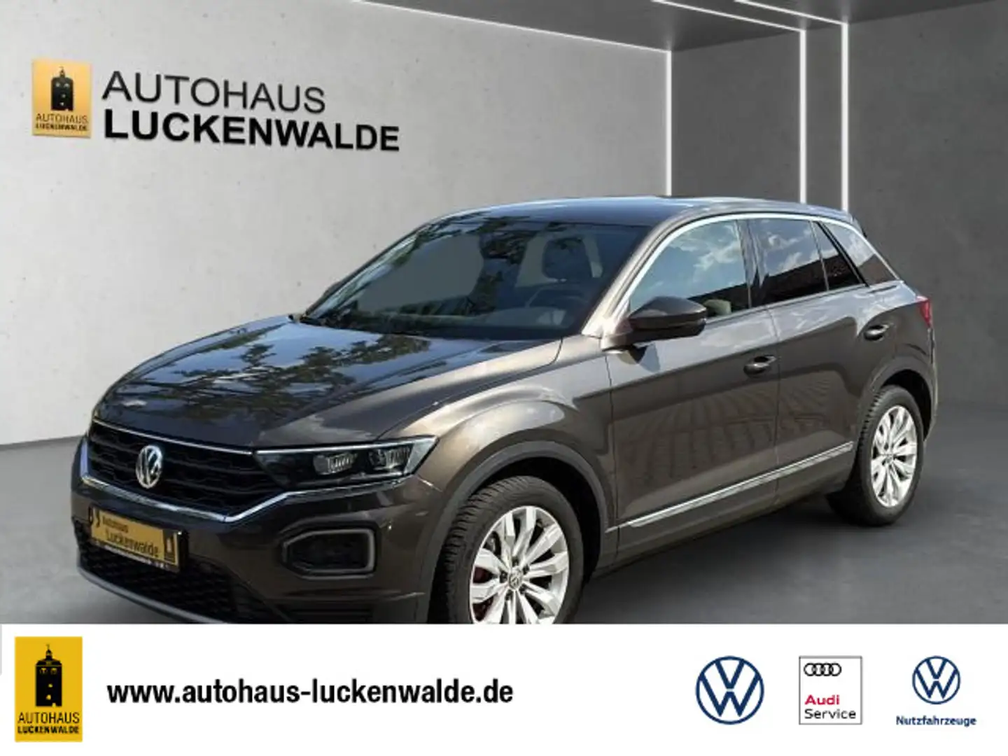 Volkswagen T-Roc 2.0 TSI 4M Sport DSG *StdHz*AHK*ACC*SHZ* Braun - 1