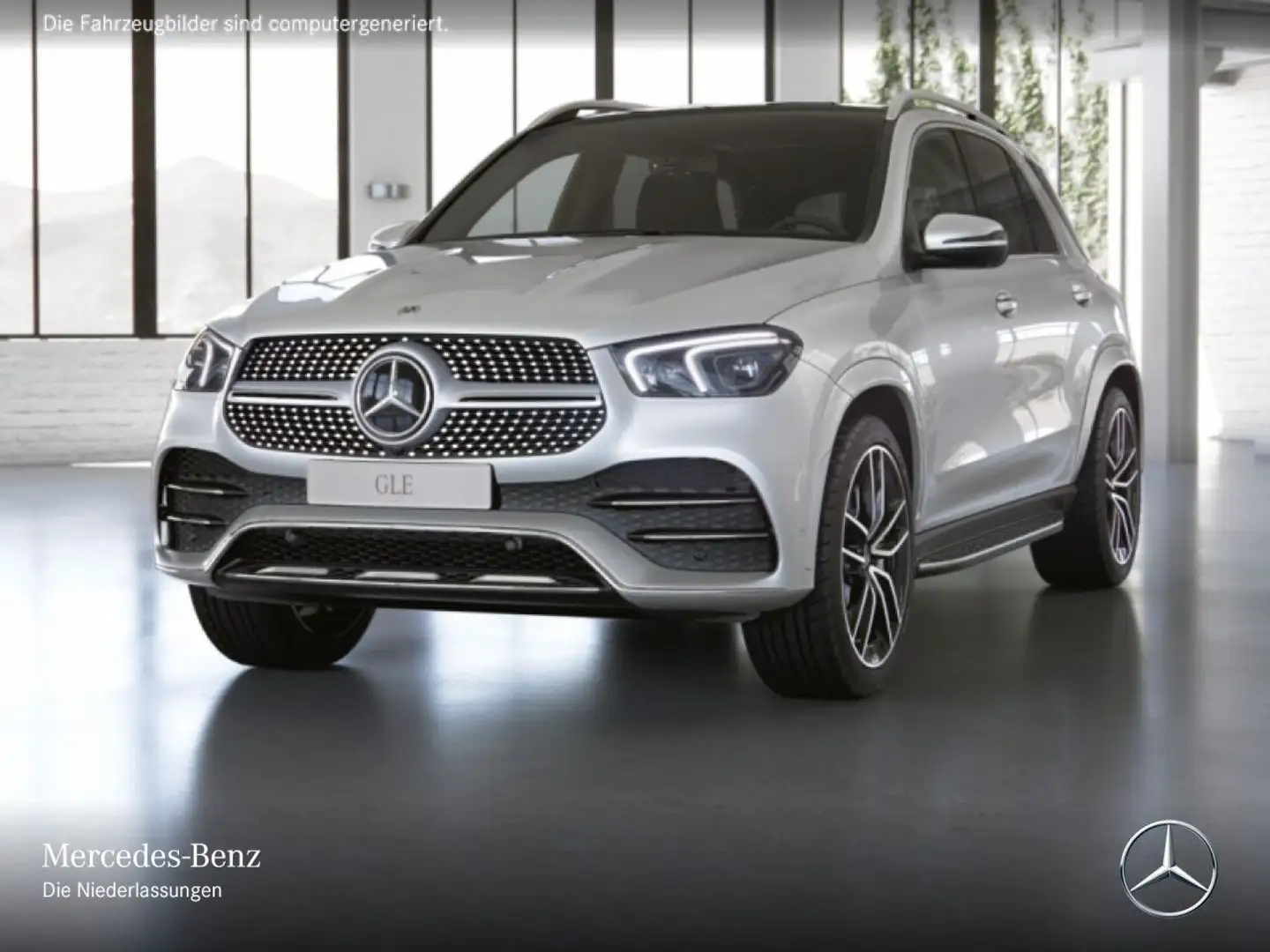 Mercedes-Benz GLE 450 4M AMG+EXCLUSIVE+PANO+360+AHK+MULTIBEAM+9G Weiß - 2