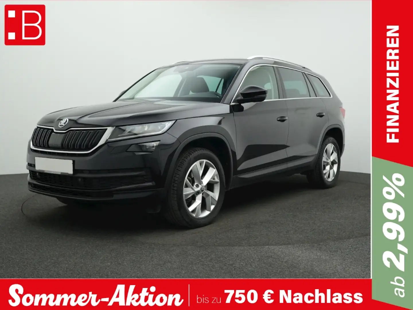 Skoda Kodiaq 2.0 TDI DSG 4x4 Style KAMERA SHZ STANDHZ PDC Schwarz - 1