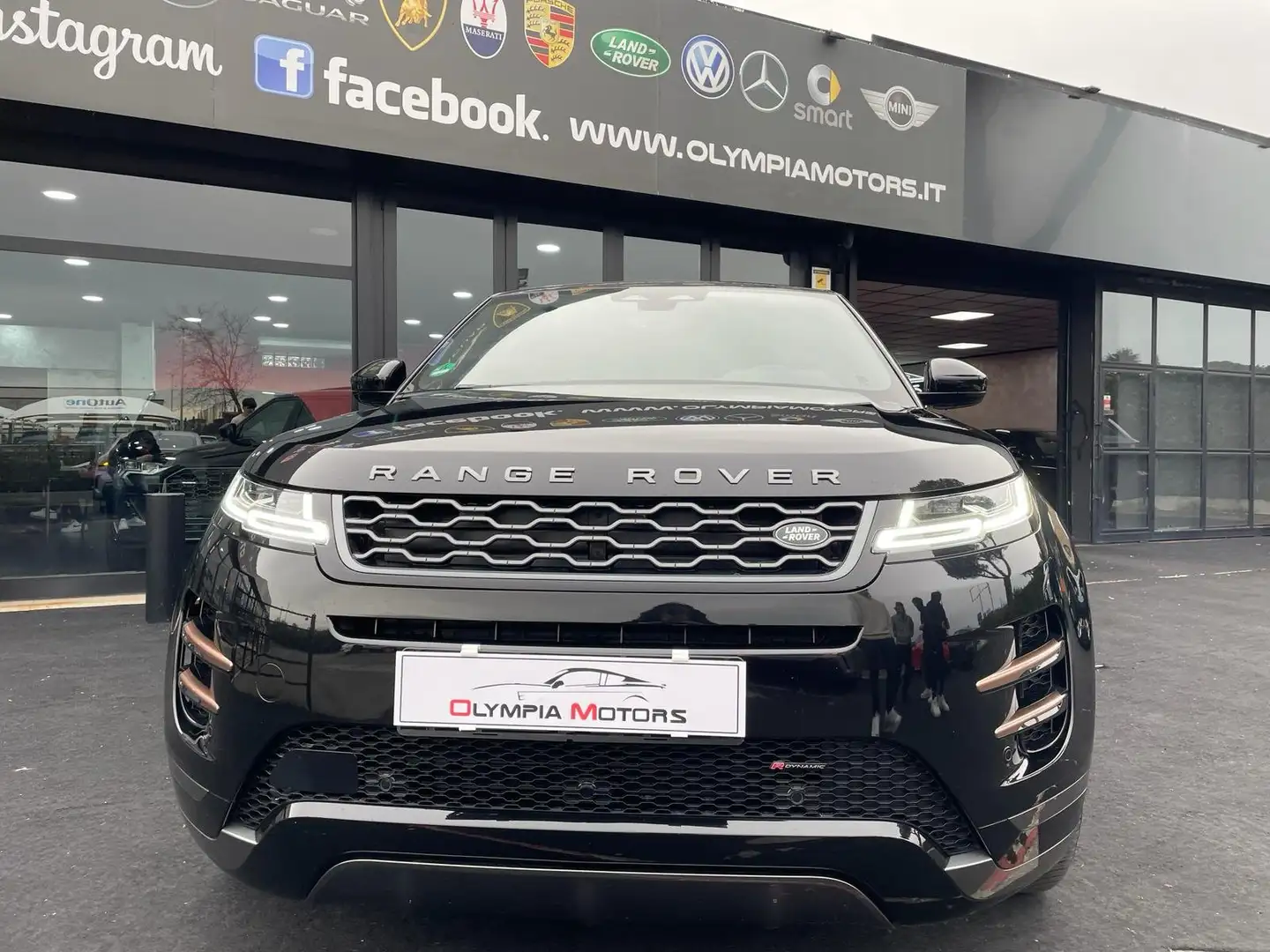 Land Rover Range Rover Evoque P200 AWD SE DYNAMIC FULL LED 20 TETTO BLACK KAMERA Nero - 2