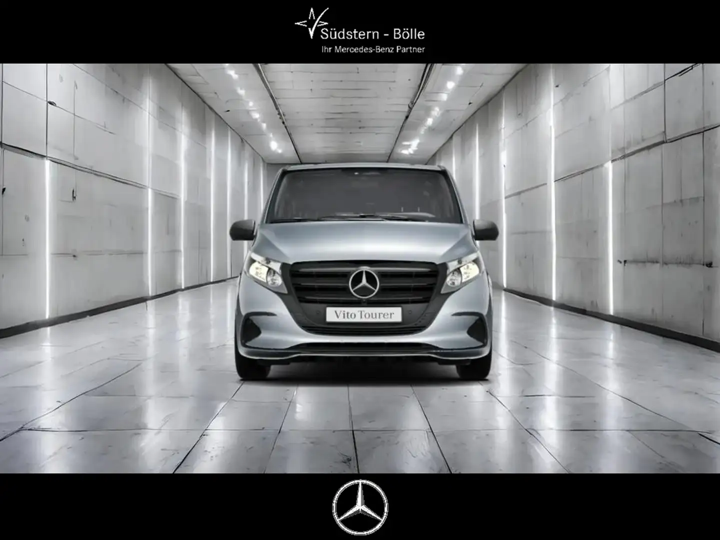 Mercedes-Benz Vito 116 Tourer PRO Lang +SHZ+KAMERA+AUT+MBUX Zilver - 2