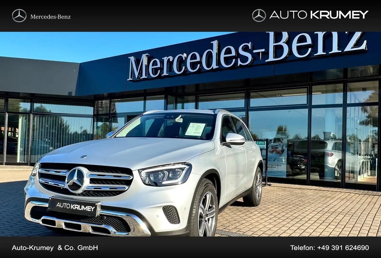 Mercedes-Benz GLC 300 4MATIC Distronic+Mulibeam+Hands Free A. Argent - 1