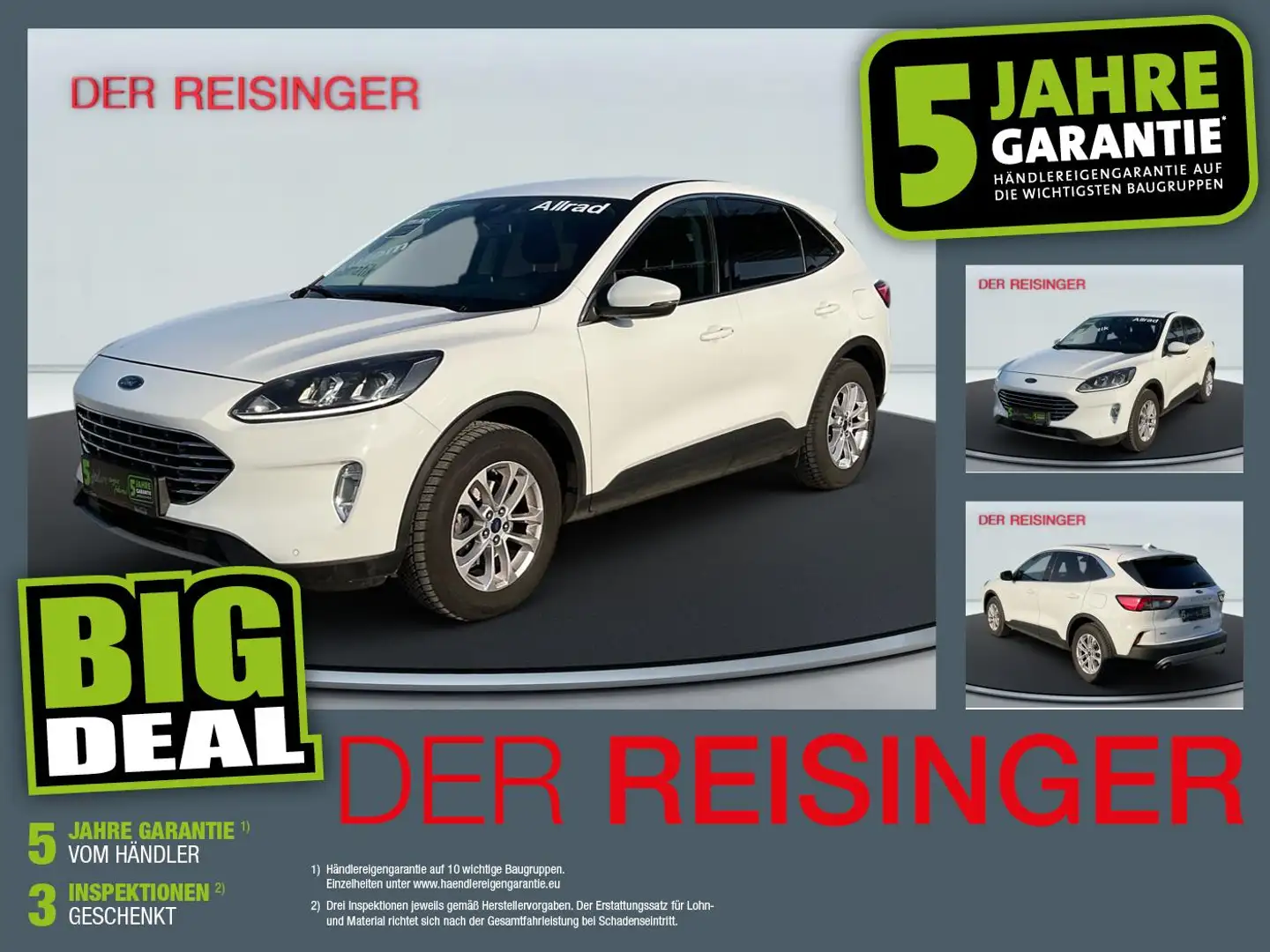 Ford Kuga Titanium ALLRAD Weiß - 1