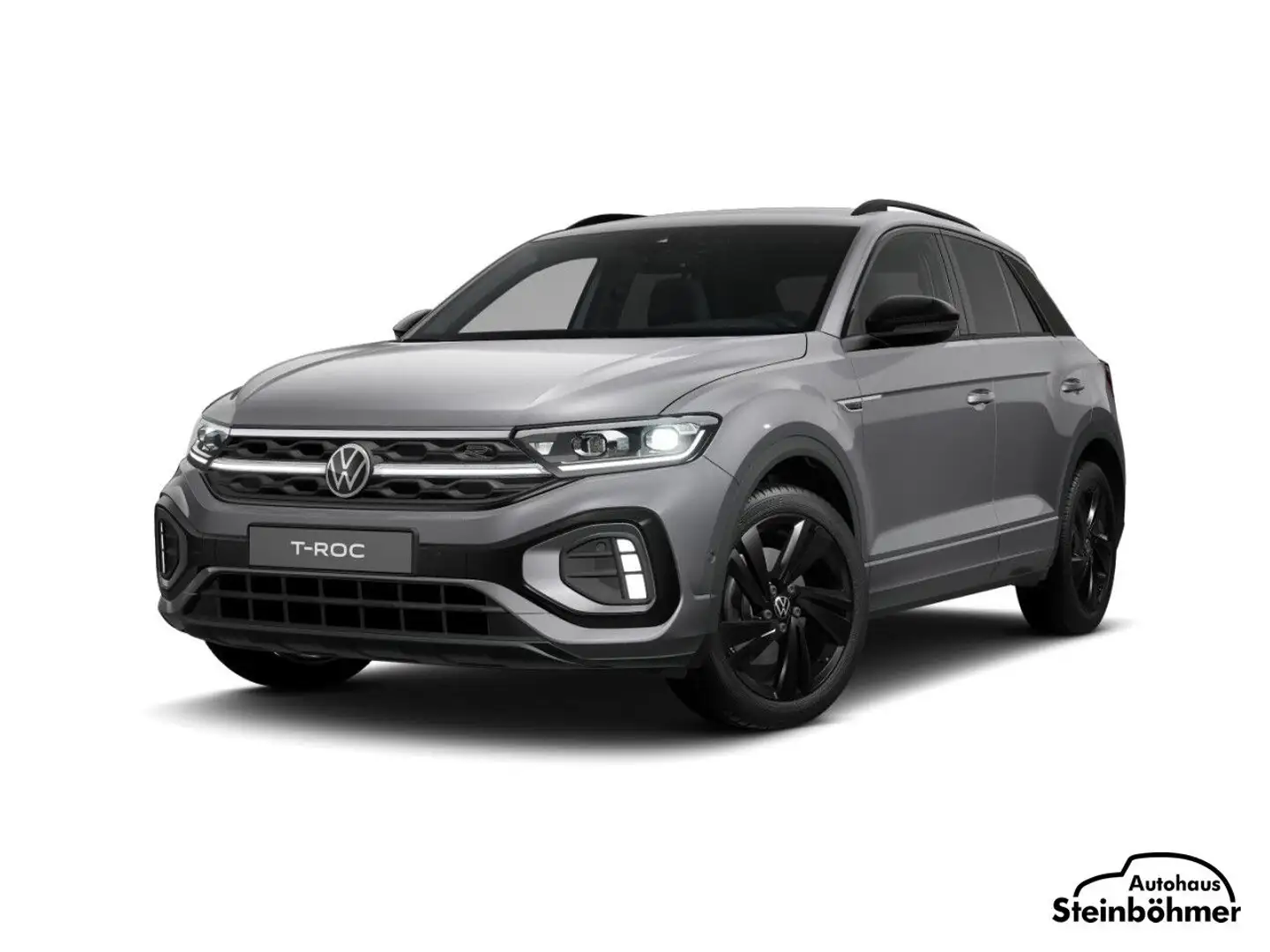 Volkswagen T-Roc R-Line 2.0 TDI DSG AHK BlackStyle Navi EasyO Grau - 2