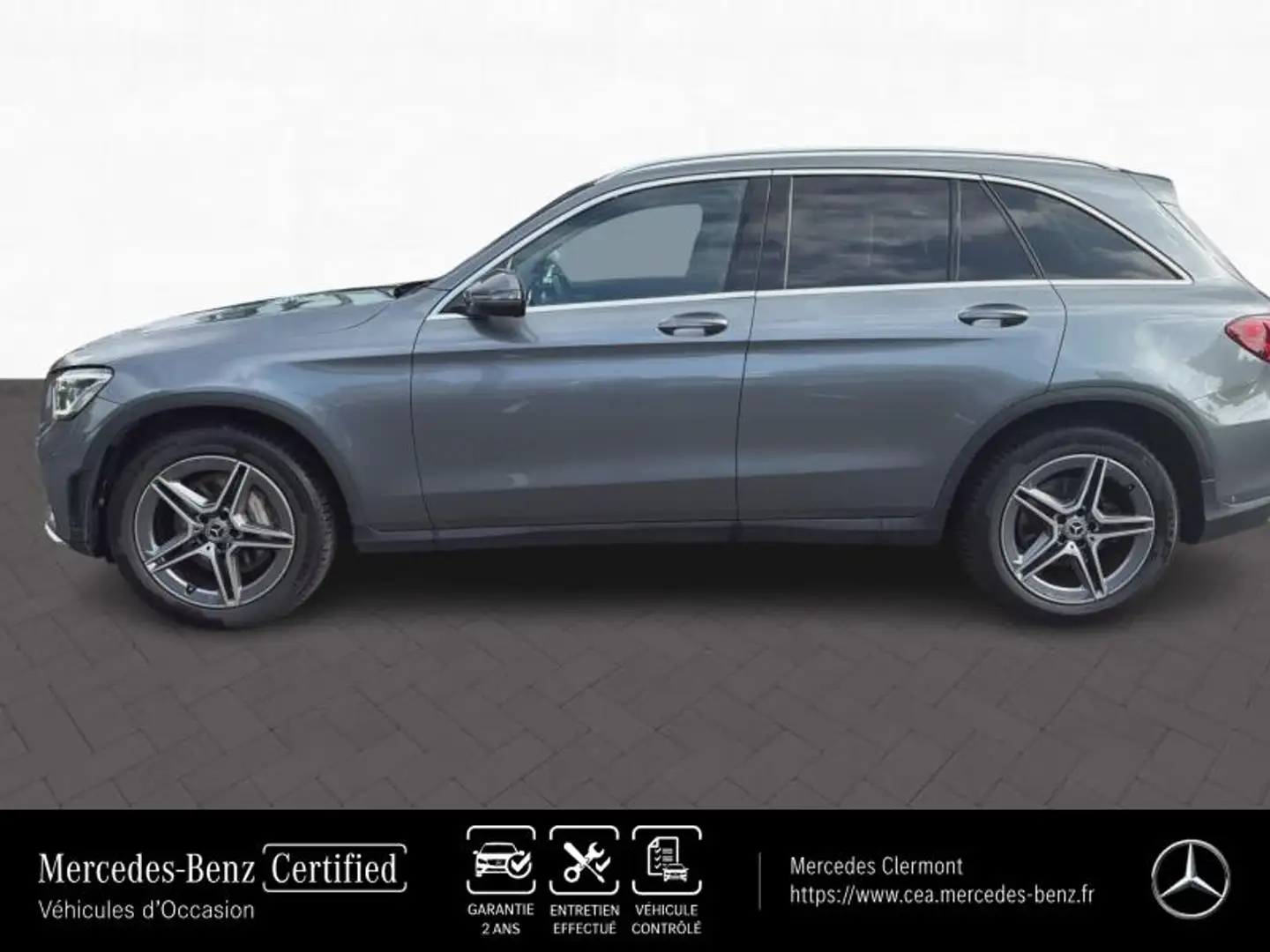 Mercedes-Benz GLC 220 220 d 194ch AMG Line 4Matic 9G-Tronic Gris - 2