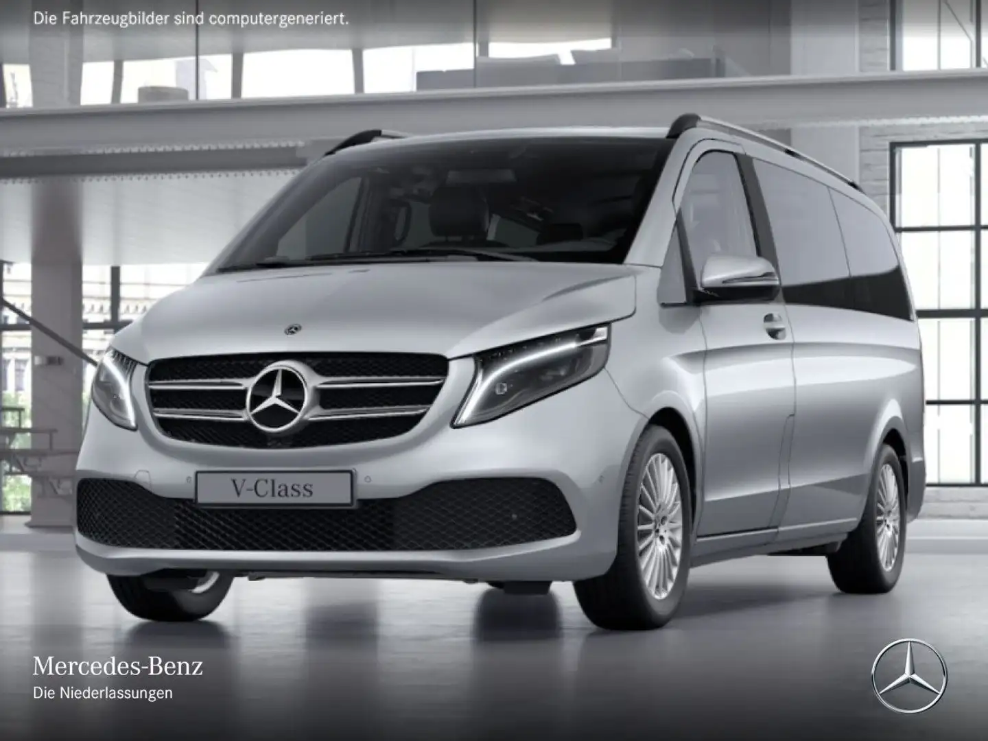 Mercedes-Benz V 250 d EDITION+SportP+9G+LED+Kamera+MBUX+Navi Argent - 2