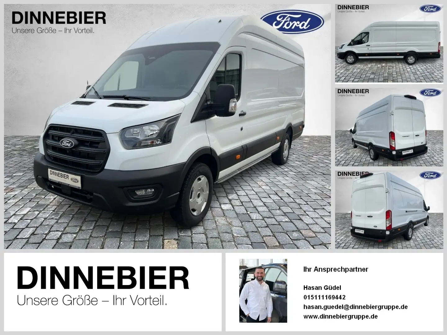 Ford Transit 350 L4 H3 Kasten LKW Trend 96 KW Blanco - 1