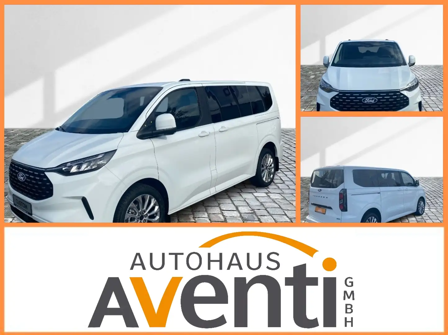 Ford Tourneo Custom Titanium *Allrad*Pano*LED*AHK White - 1