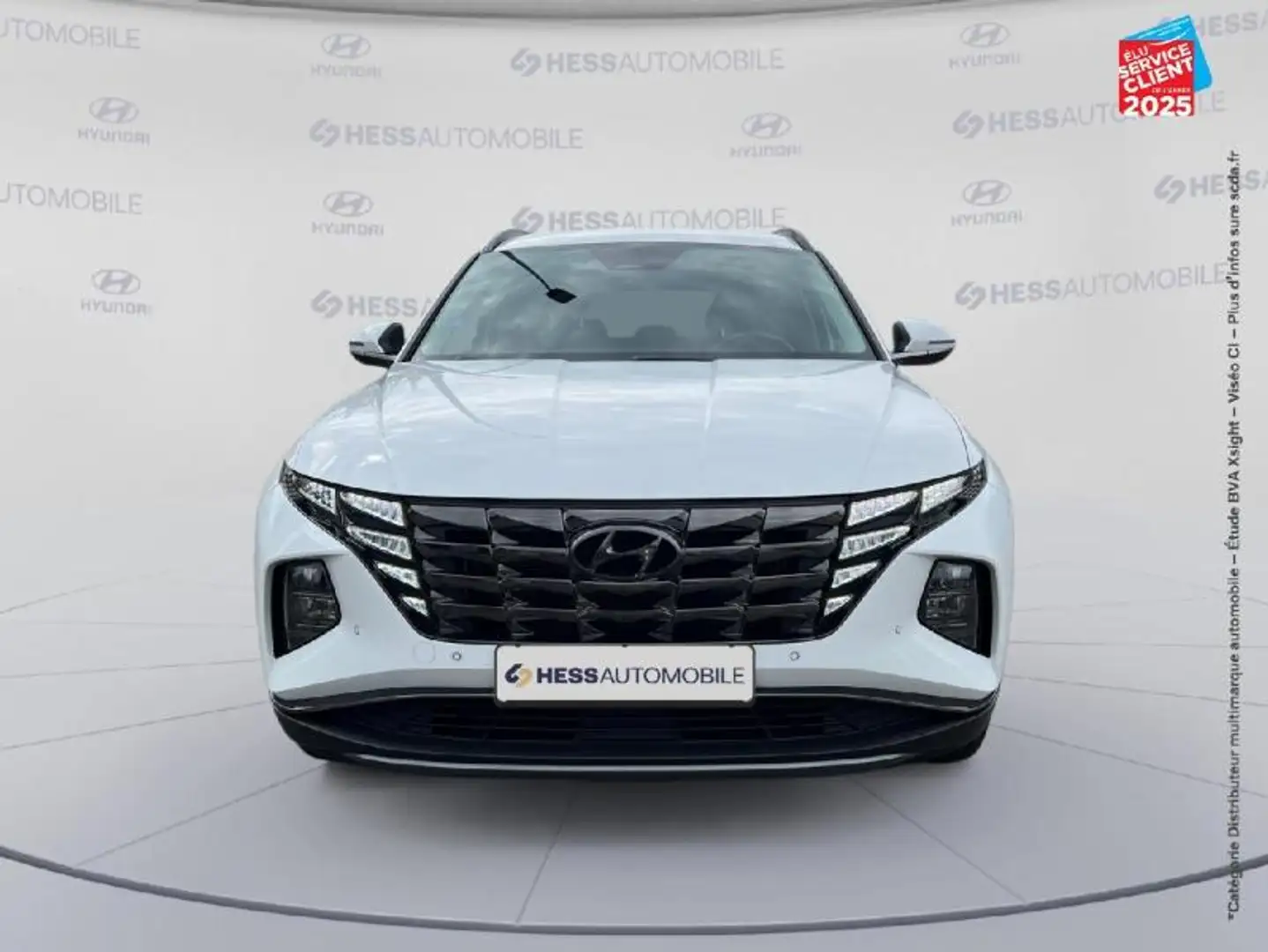 Hyundai TUCSON 1.6 T-GDi 230ch Hybrid Creative BVA6 Sieges chauf GPS Camera Blanc - 2