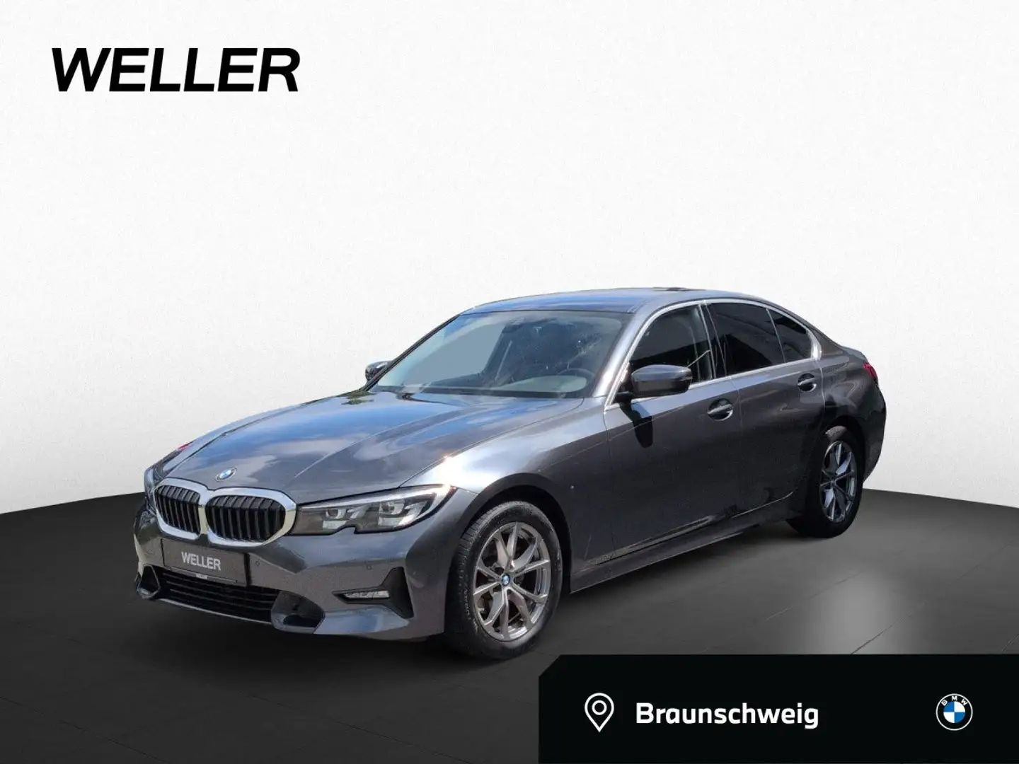 BMW 318 d Sport Line LED LiveCockProf DrivAss SHZ PDC Gris - 1