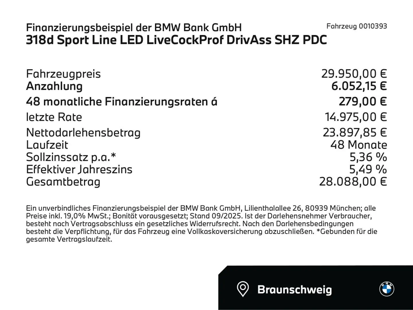 BMW 318 d Sport Line LED LiveCockProf DrivAss SHZ PDC Gris - 2