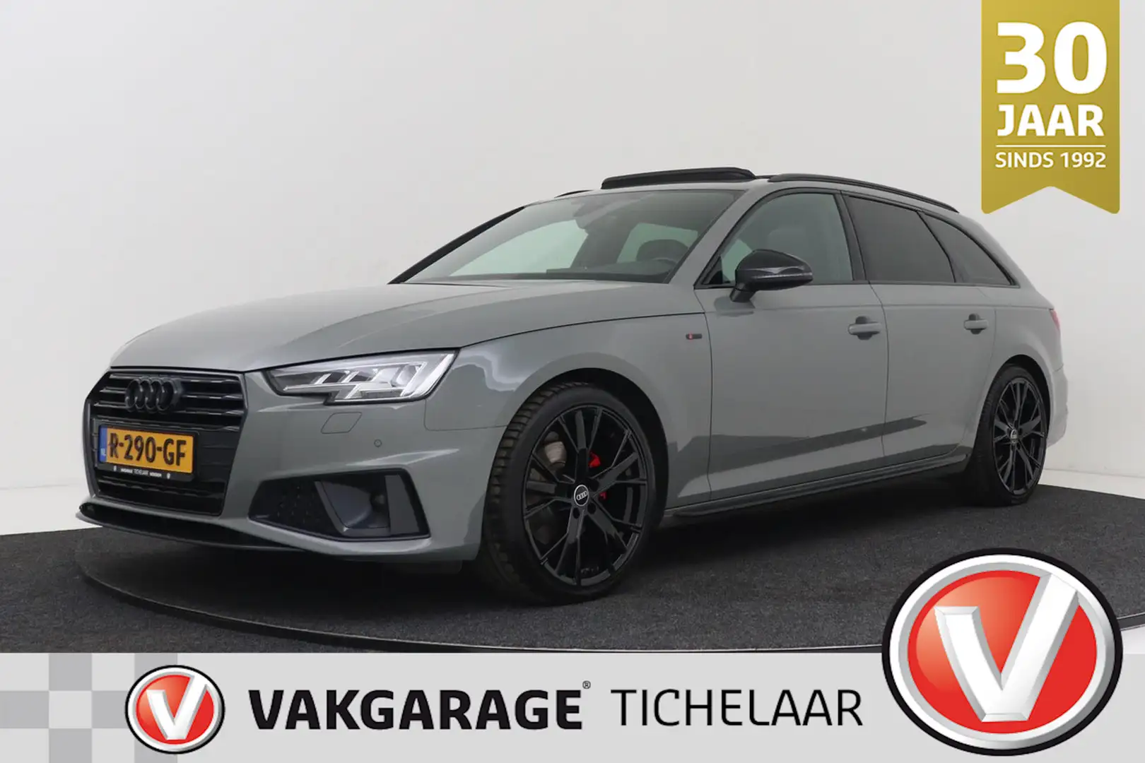 Audi A4 Avant 40 TFSI Sport S-line black edition | Panoram Grijs - 1