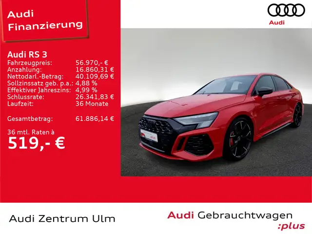 Audi RS3 Lim. 2.5 TFSI qu. LEDER 280KM/H MATRIX B&O
