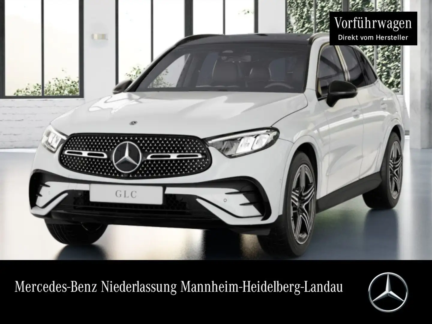 Mercedes-Benz GLC 300 e 4M AMG+NIGHT+PANO+AHK+LED+KAMERA+KEYLESS Weiß - 1