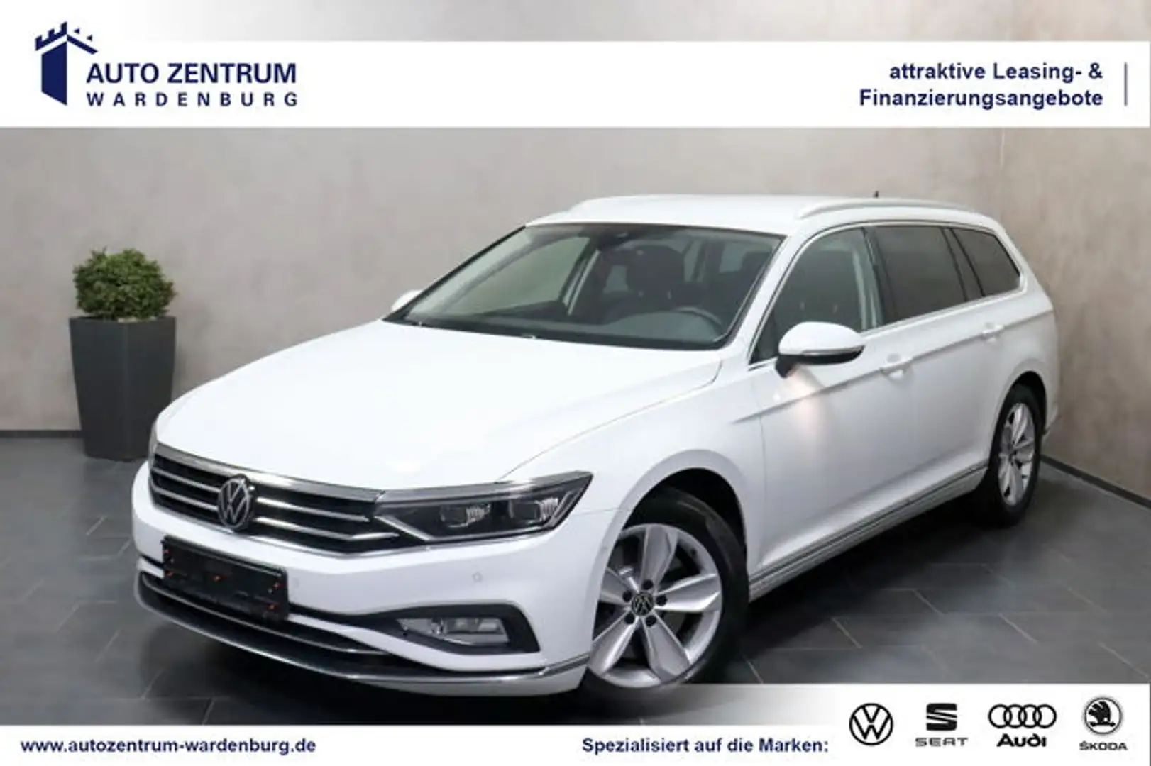 Volkswagen Passat Variant Elegance 4Motion DSG CAM ACC LED Blanco - 1