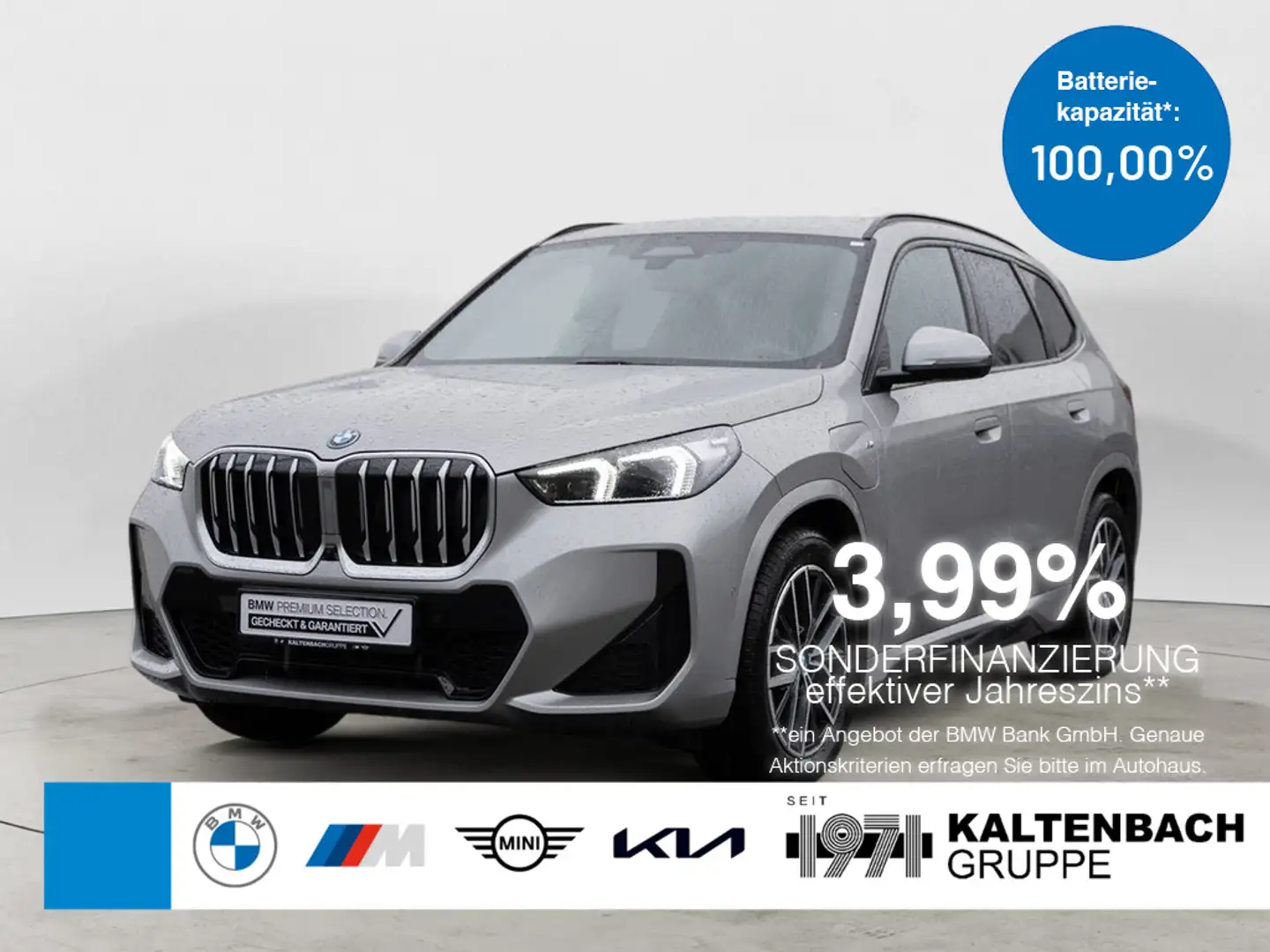 BMW X1 xDrive 30e M-Sport AHK 360° LED HUD NAVI Silber - 1