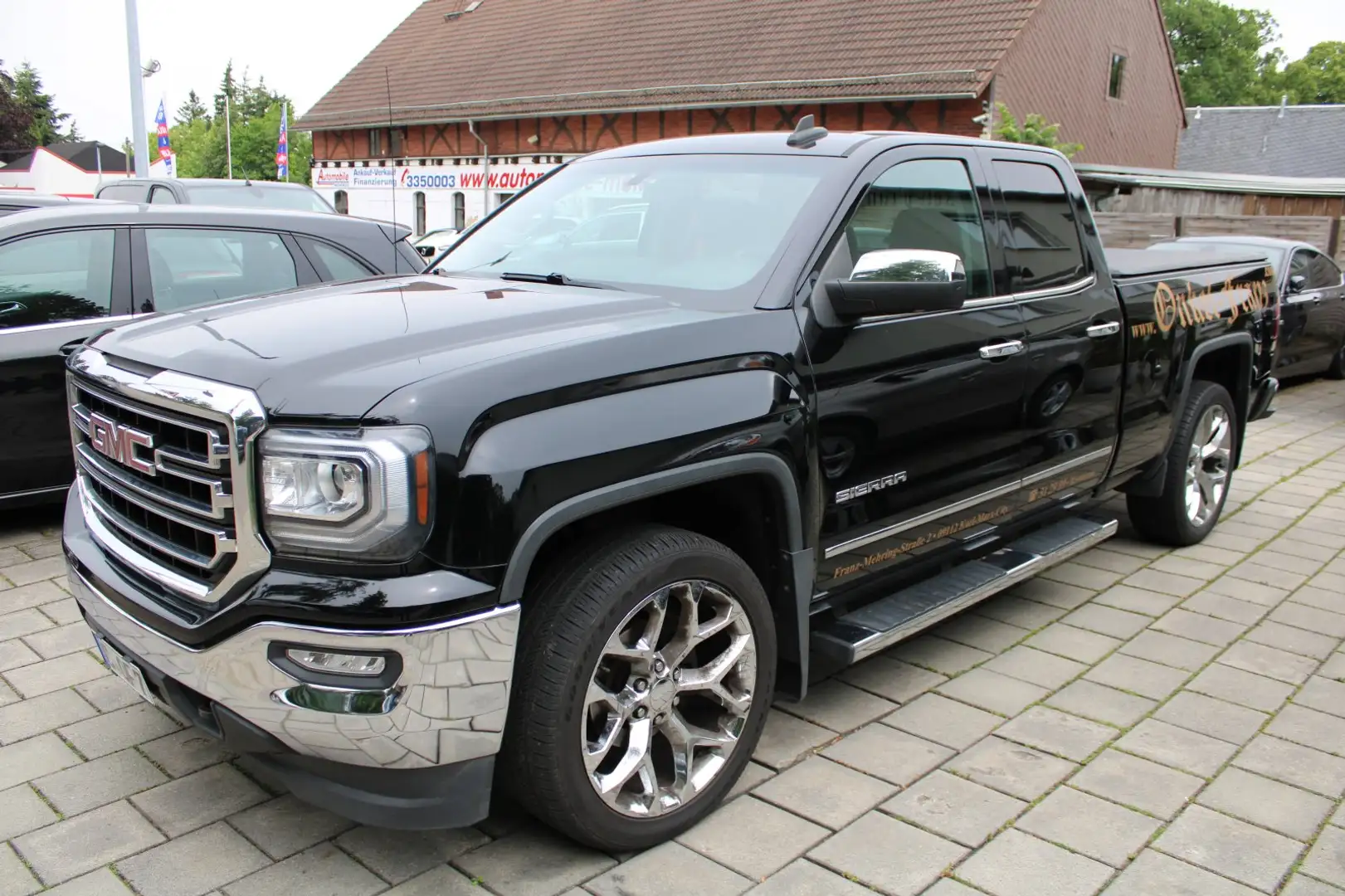 GMC Sierra 1500 SLT AWD Gasanlage Navigation Leder Rückfakam Negru - 1