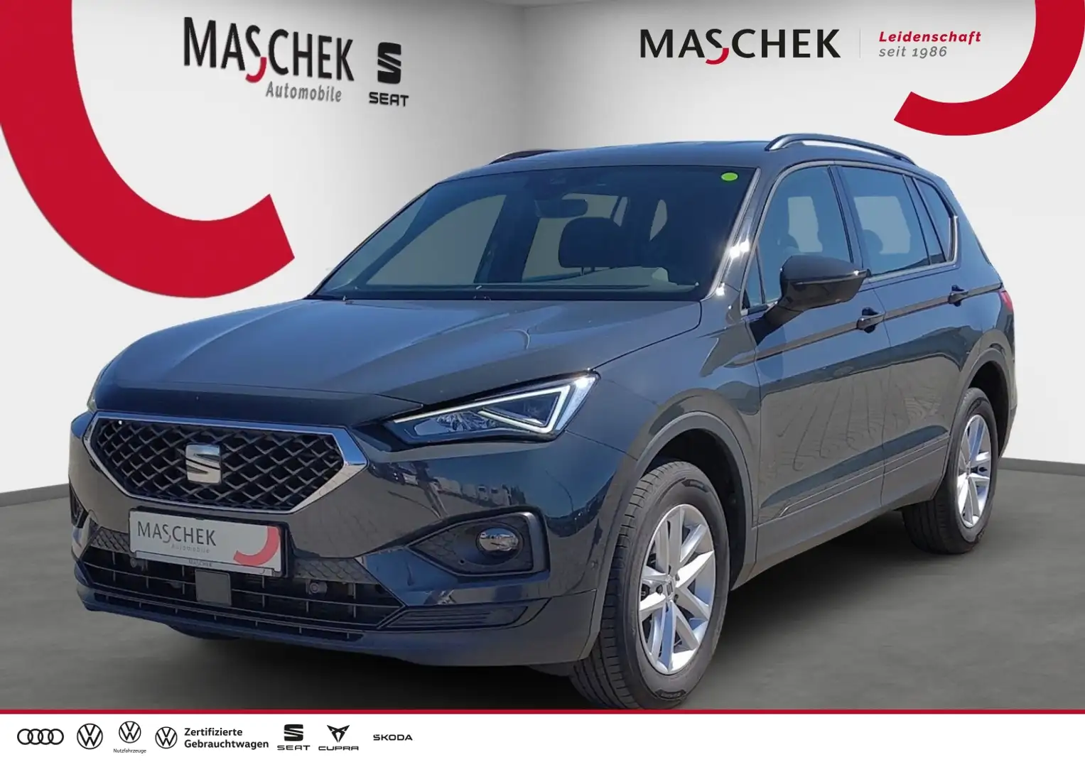 SEAT Tarraco Style 2.0 TDI DSG AHK RearView ACC Sitzh. AHK ACC Grau - 1