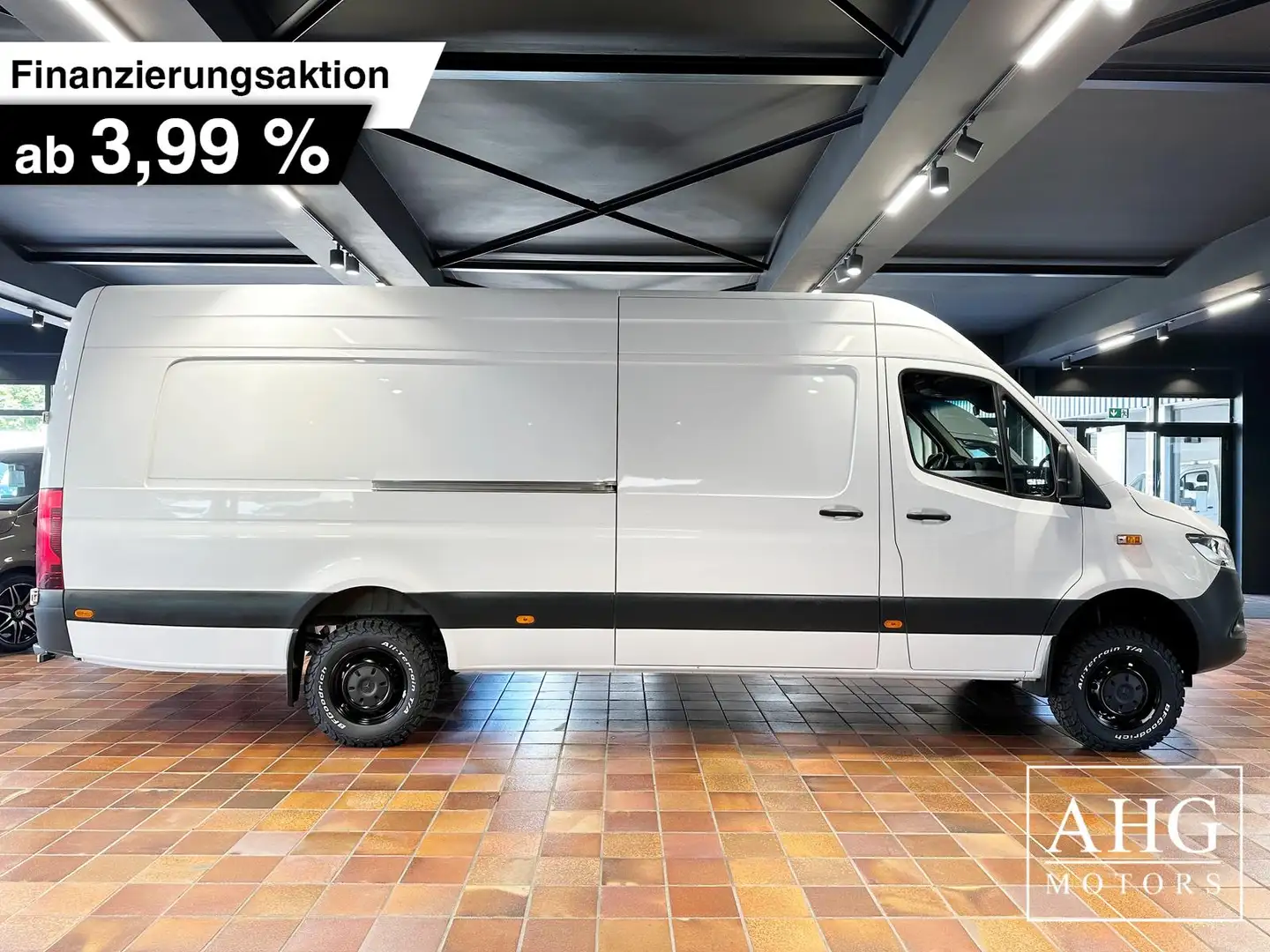 Mercedes-Benz Sprinter 319 4X4 V6 EXTRALANG SUPERMAXI L4H2 ZG3 UNTERSETZU Blanc - 1
