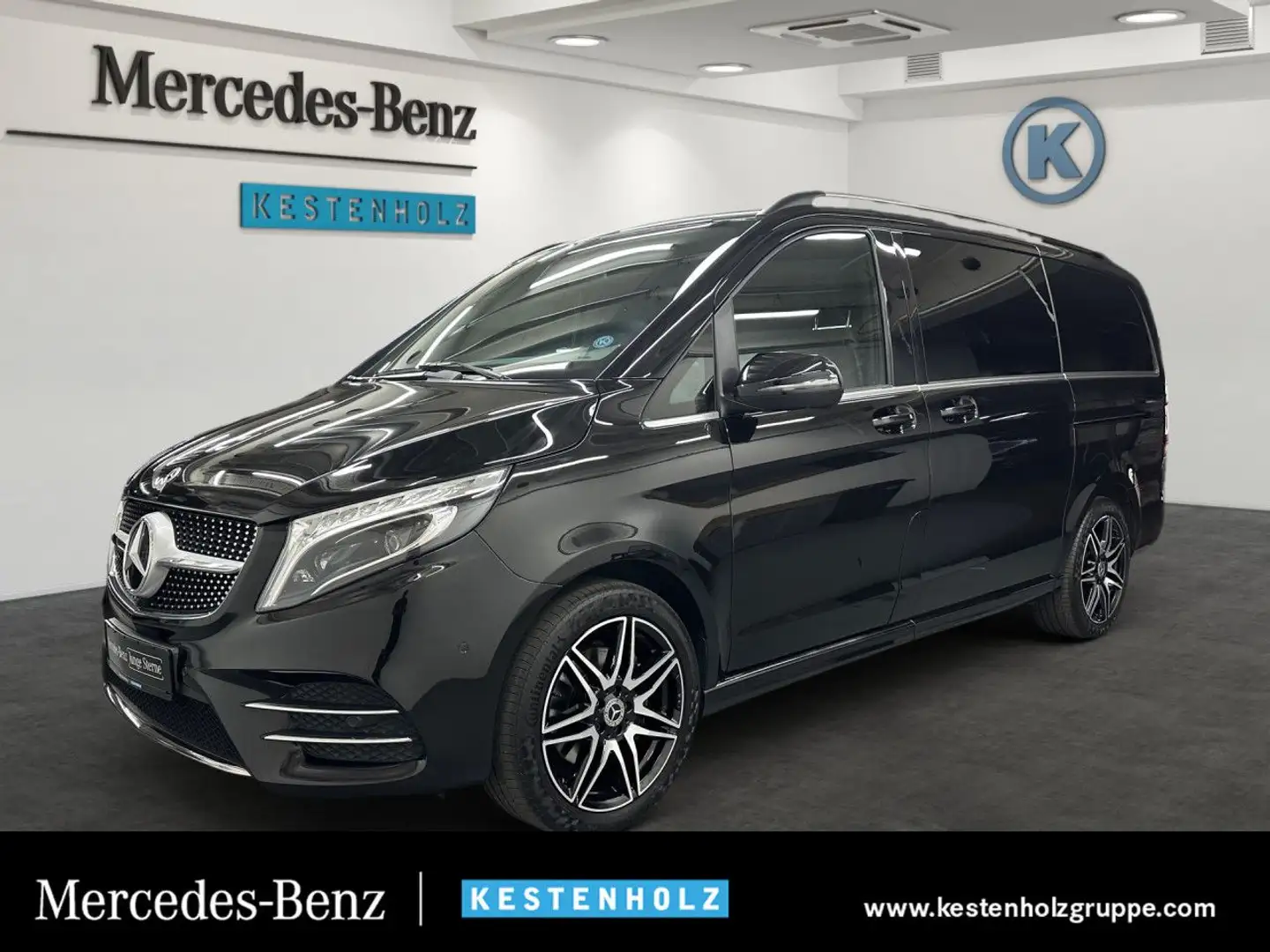 Mercedes-Benz V 300 V300d 4x4 AVANTGARDE EDITION L Airmatic Pano STHZ Schwarz - 1