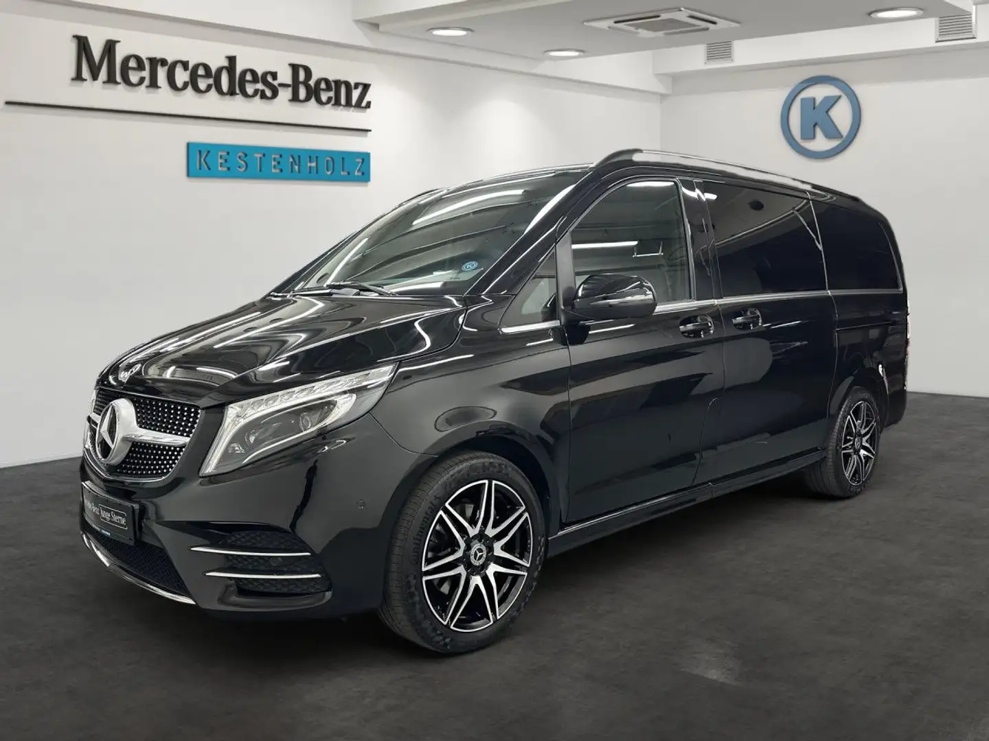 Mercedes-Benz V 300 V300d 4x4 AVANTGARDE EDITION L Airmatic Pano STHZ Schwarz - 2