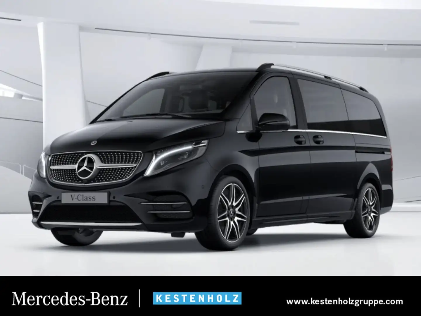 Mercedes-Benz V 300 d lang 4M Edition AMG Stdhzg Burmester AHK Schwarz - 1